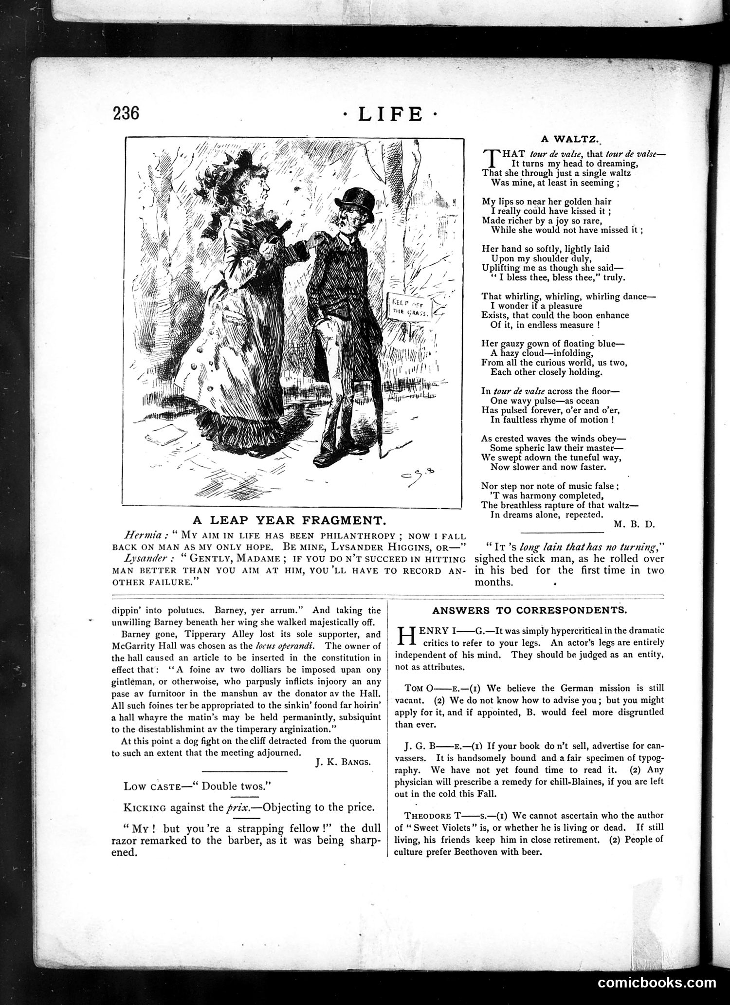 Life — April 24, 1884 — page 12: Life, 1884-04-24