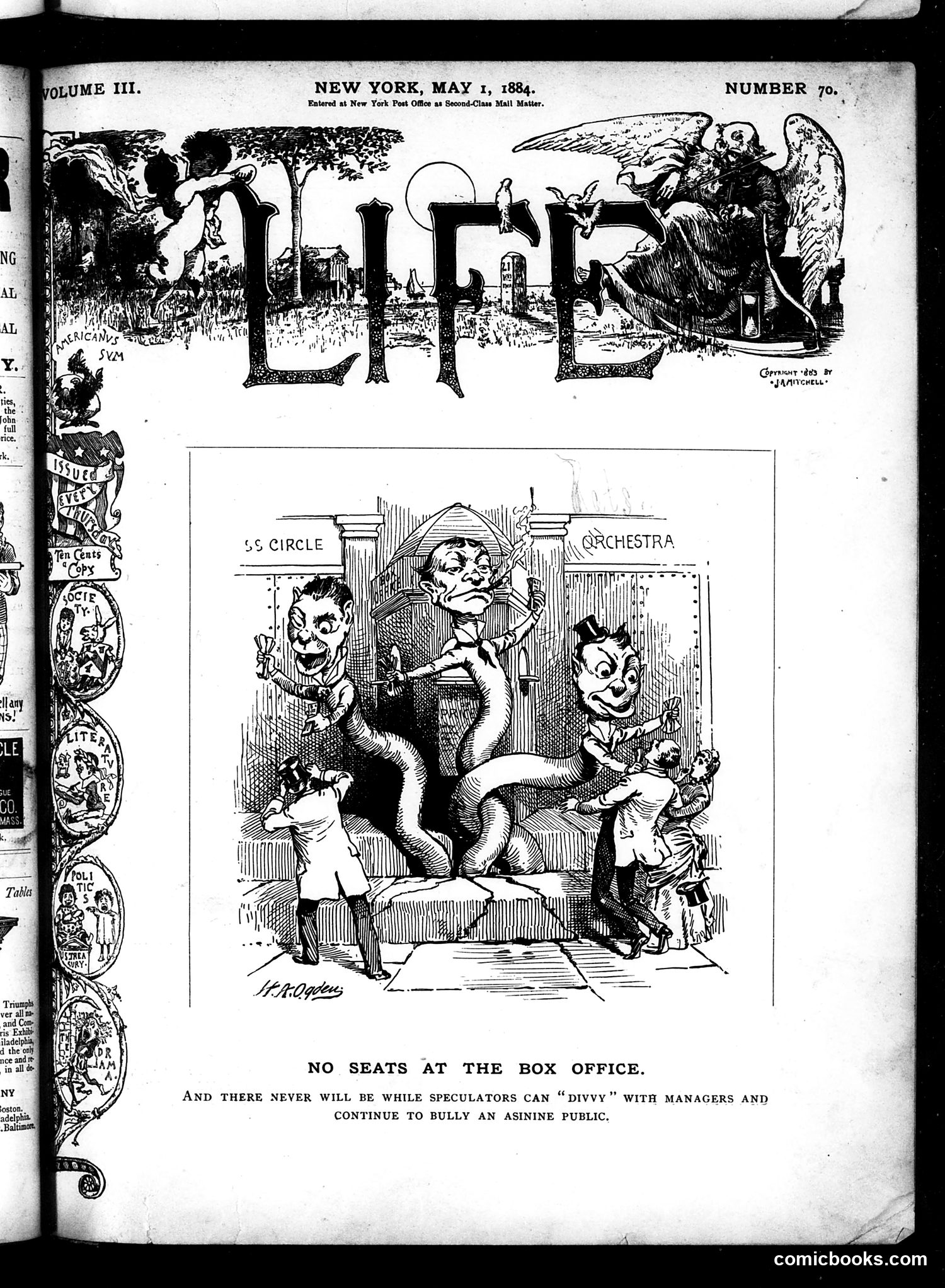 Life — May 1, 1884 — page 1: Life, 1884-05-01