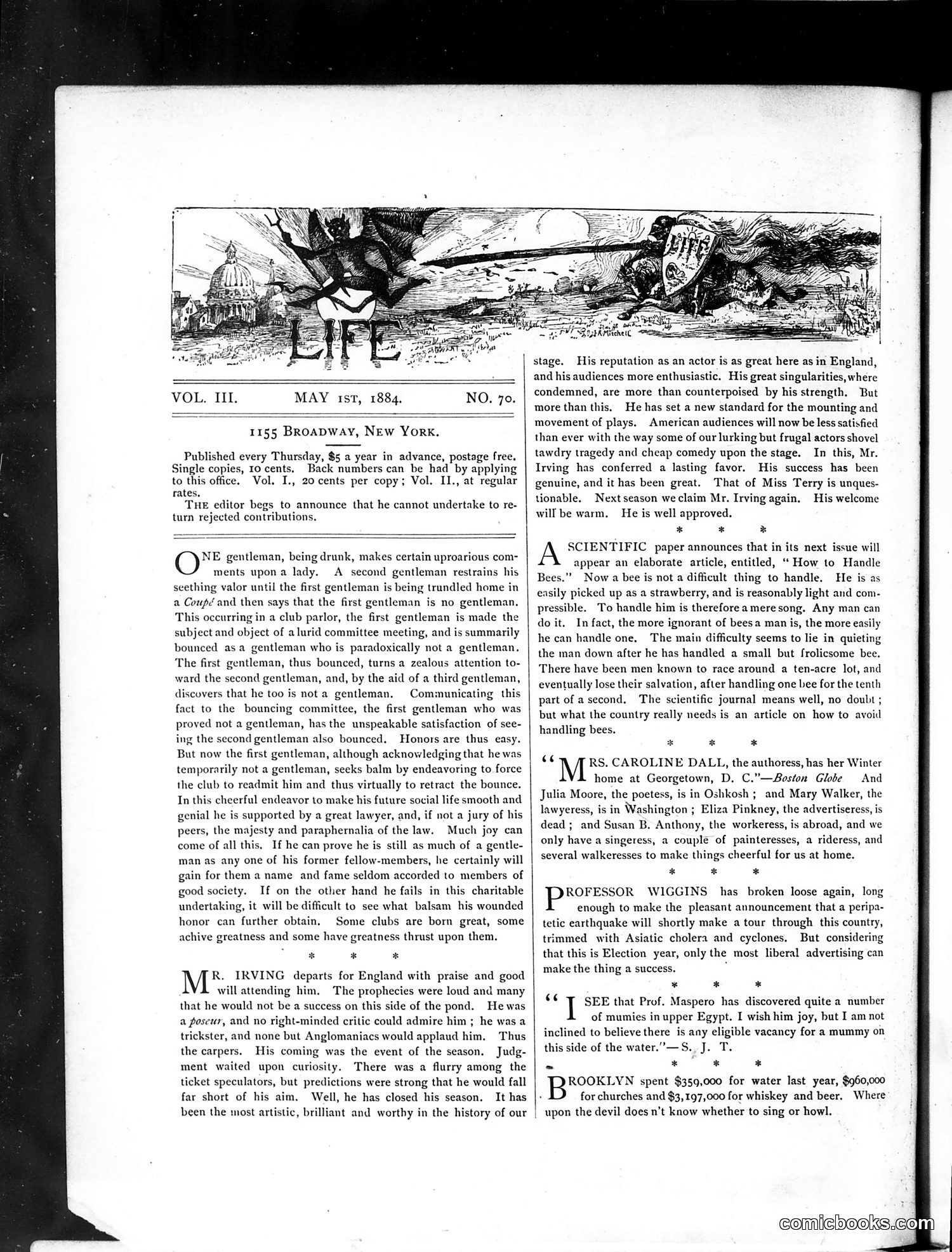 Life — May 1, 1884 — page 2: Life, 1884-05-01