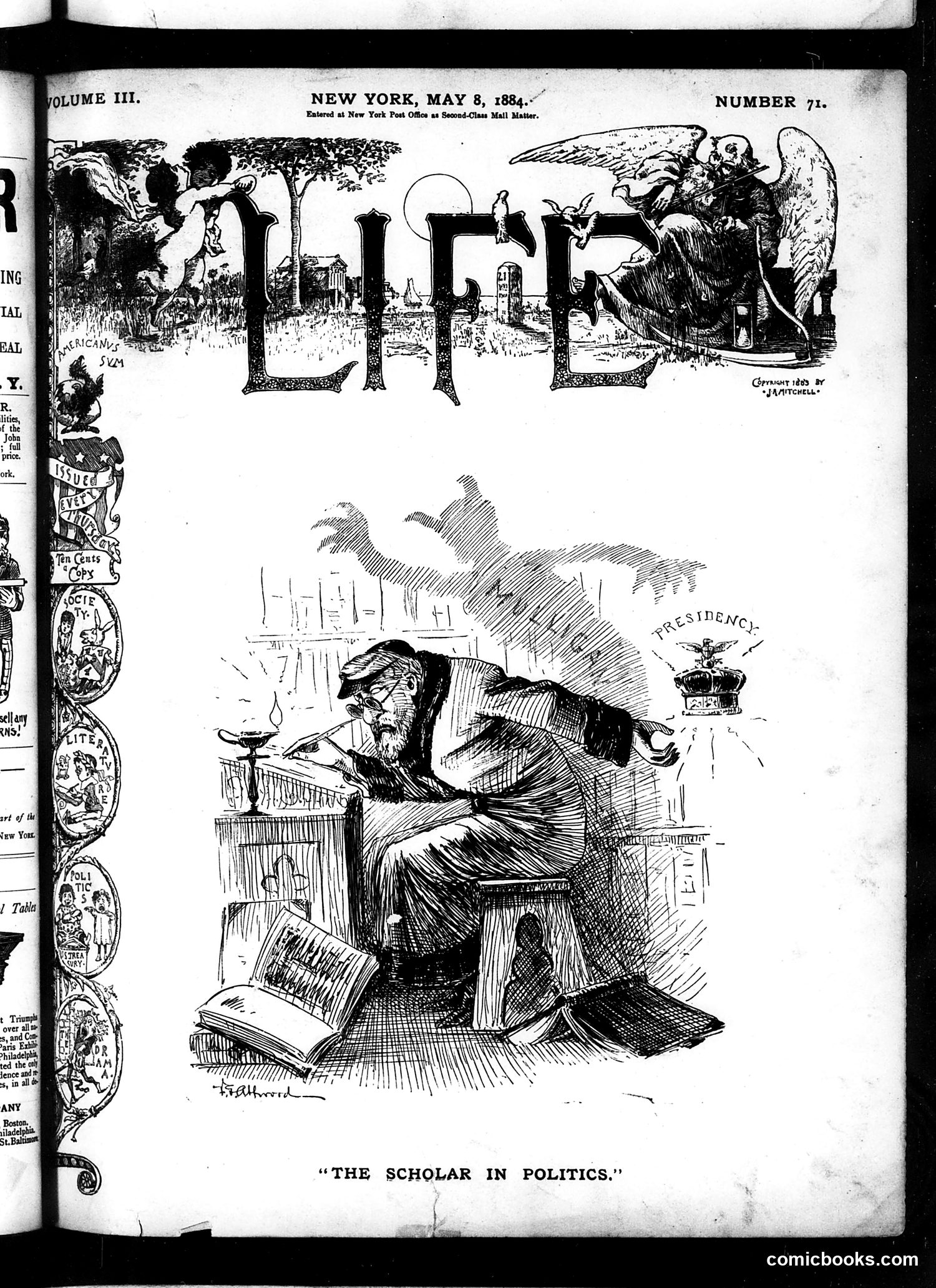 Life — May 8, 1884 — page 1: Life, 1884-05-08
