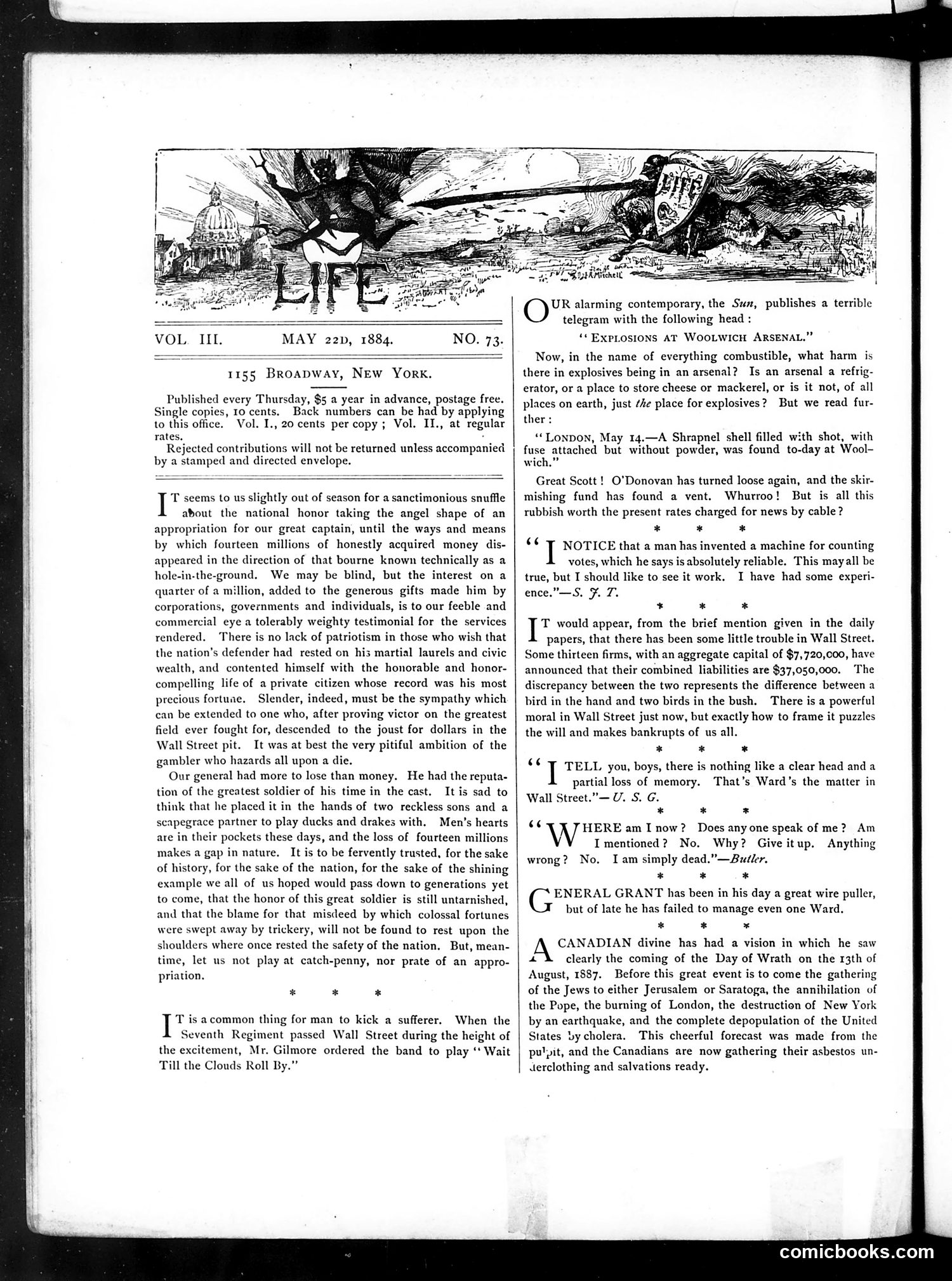 Life — May 22, 1884 — page 2: Life, 1884-05-22