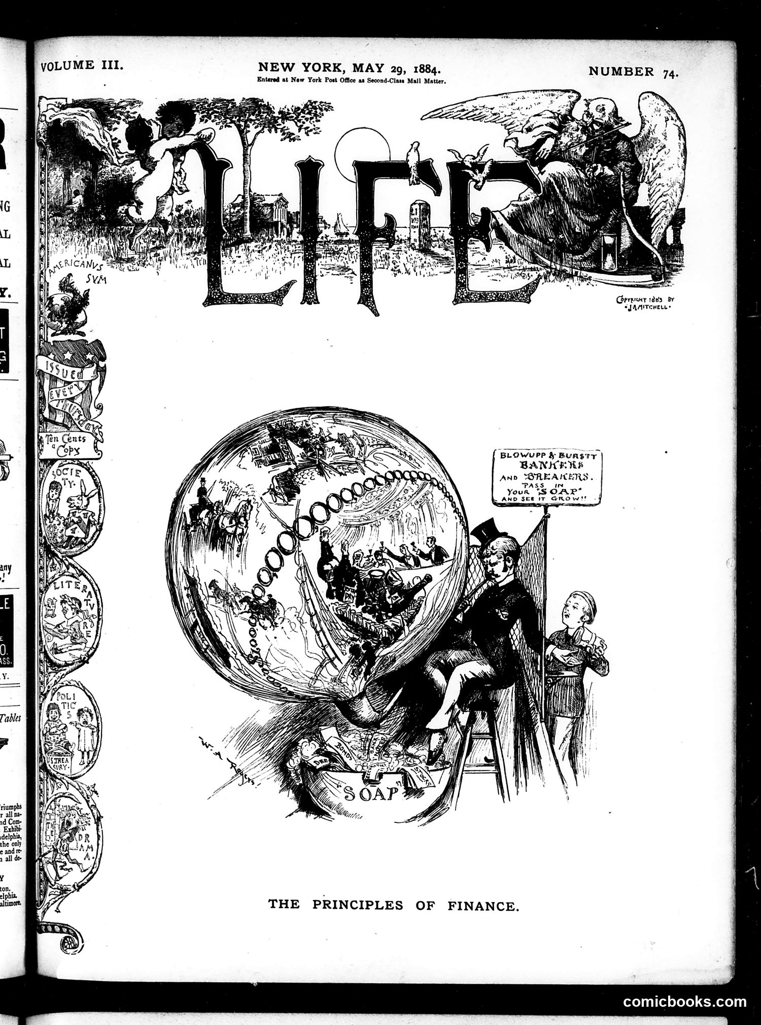 Life — May 29, 1884 — page 1: Life, 1884-05-29