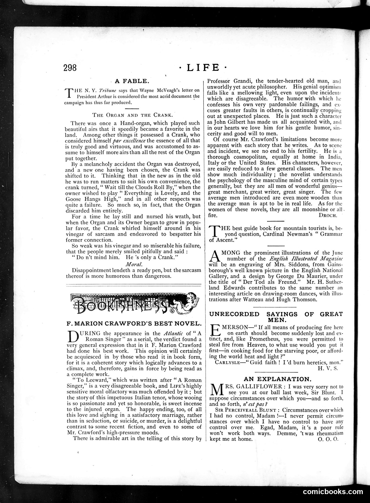 Life — May 29, 1884 — page 4: Life, 1884-05-29
