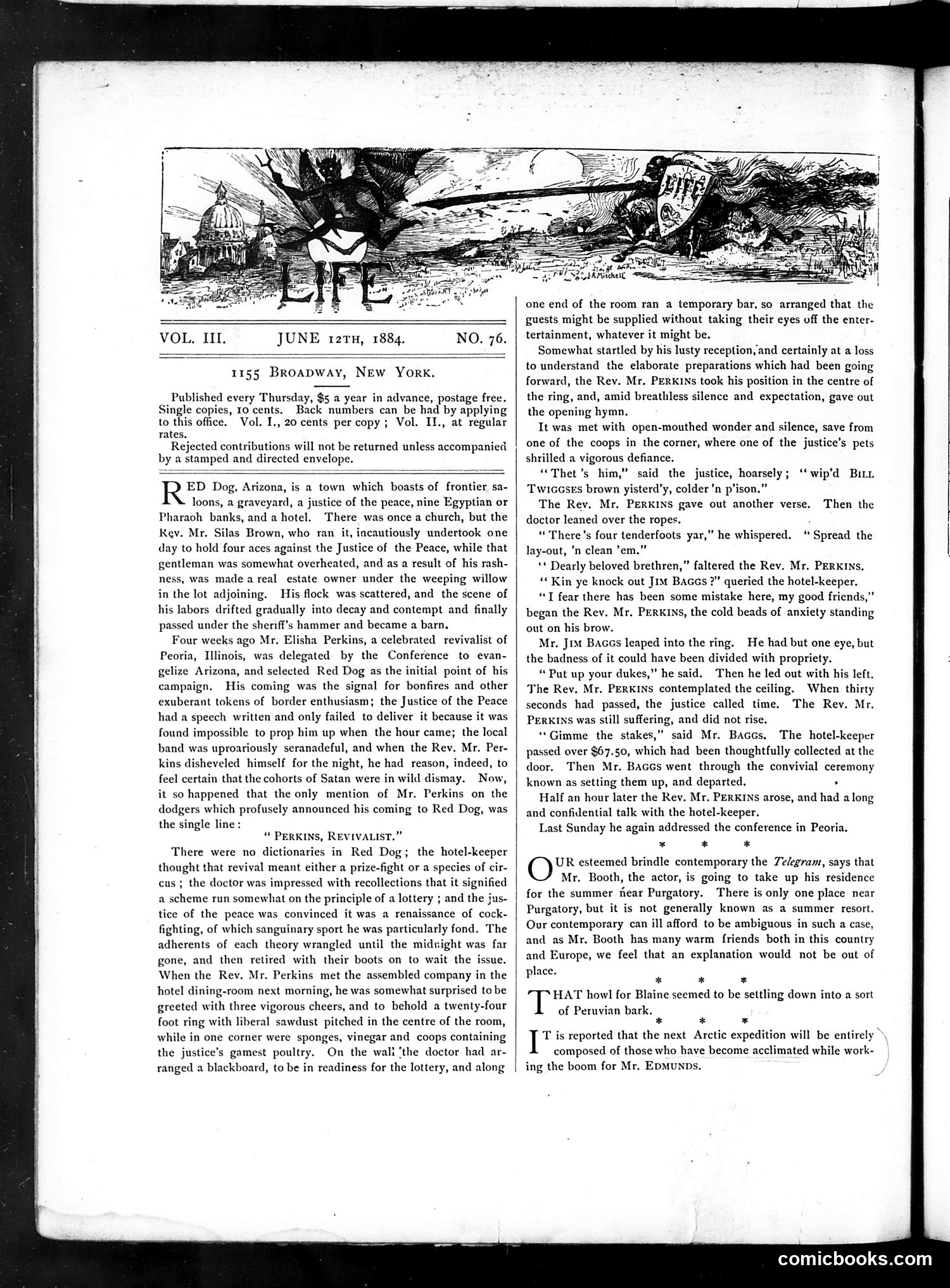 Life — June 12, 1884 — page 2: Life, 1884-06-12