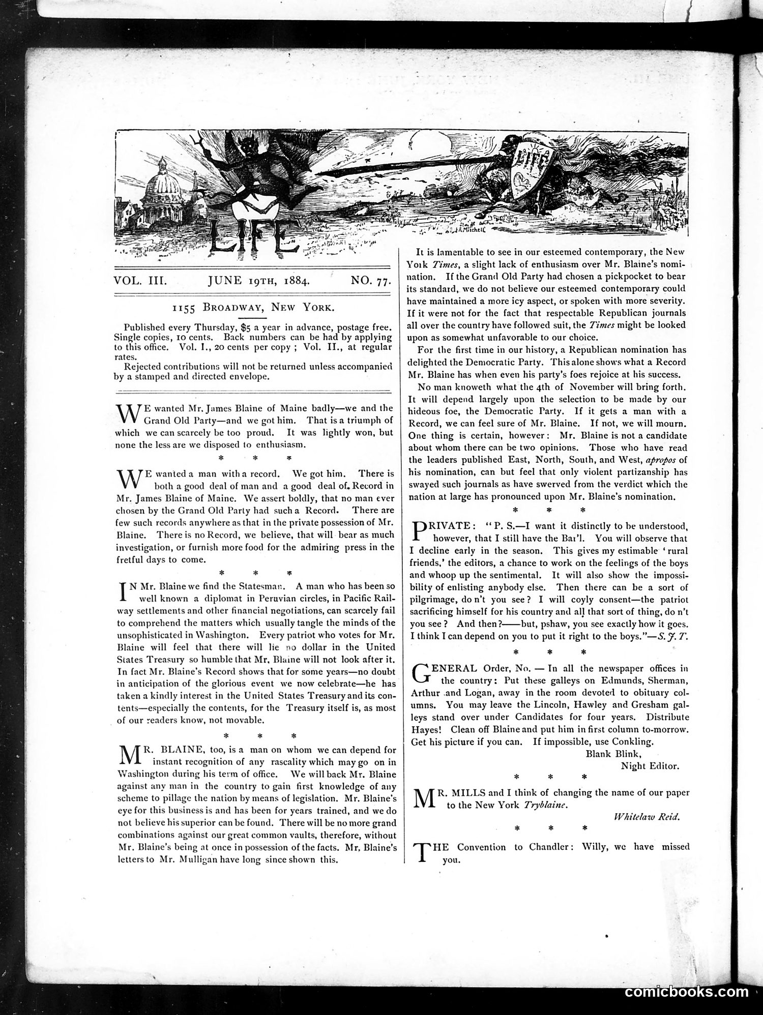Life — June 19, 1884 — page 2: Life, 1884-06-19