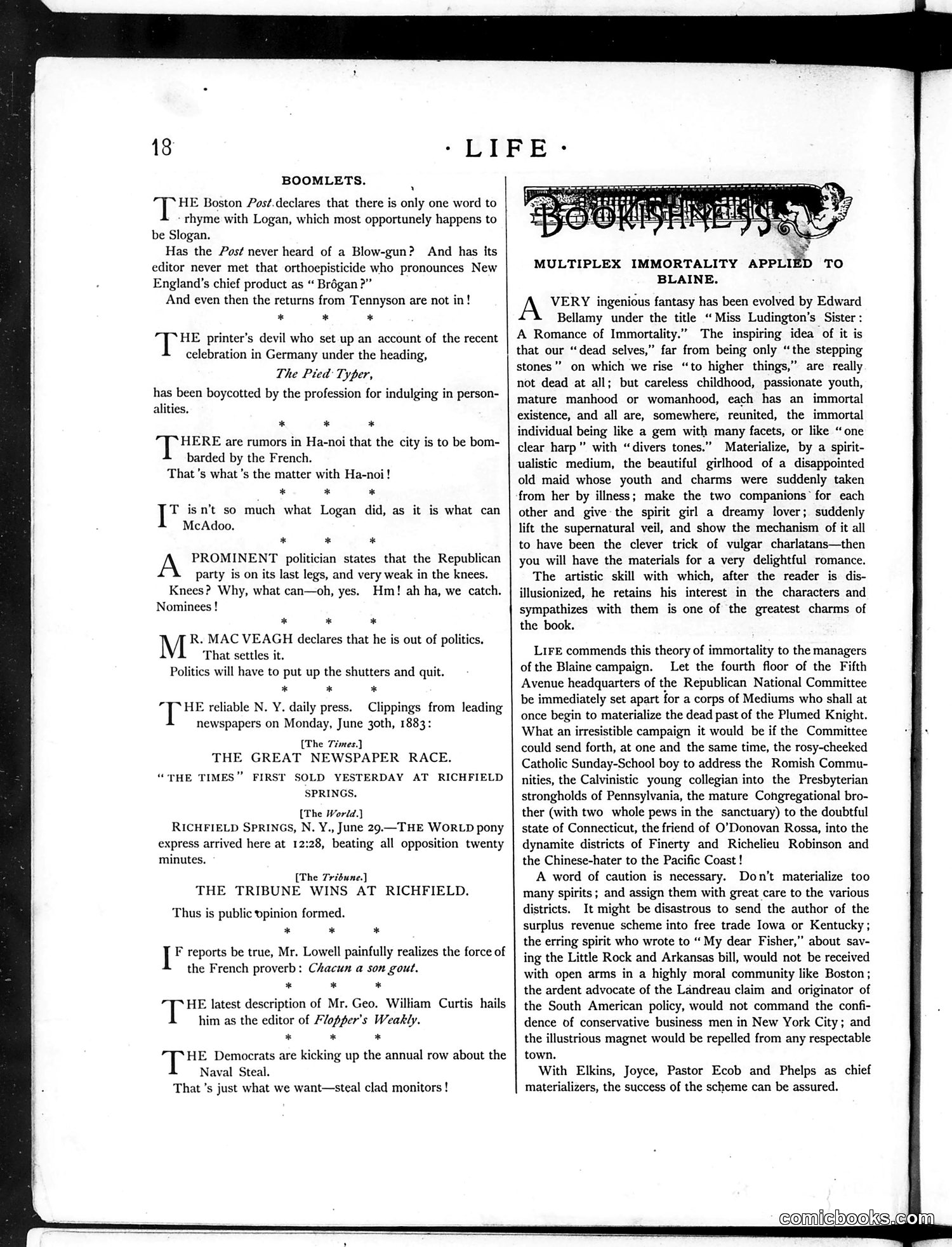 Life — July 10, 1884 — page 4: Life, 1884-07-10
