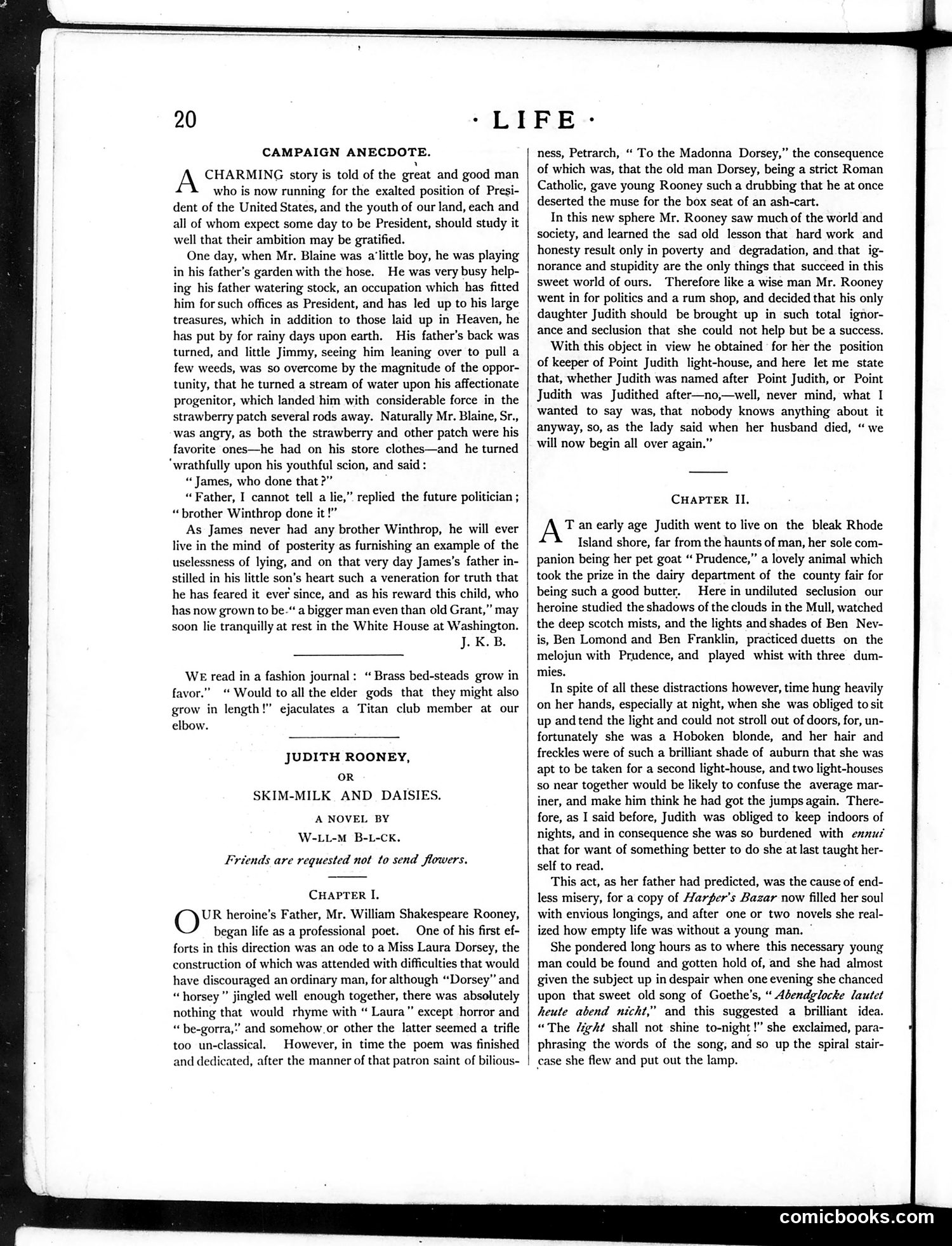 Life — July 10, 1884 — page 6: Life, 1884-07-10