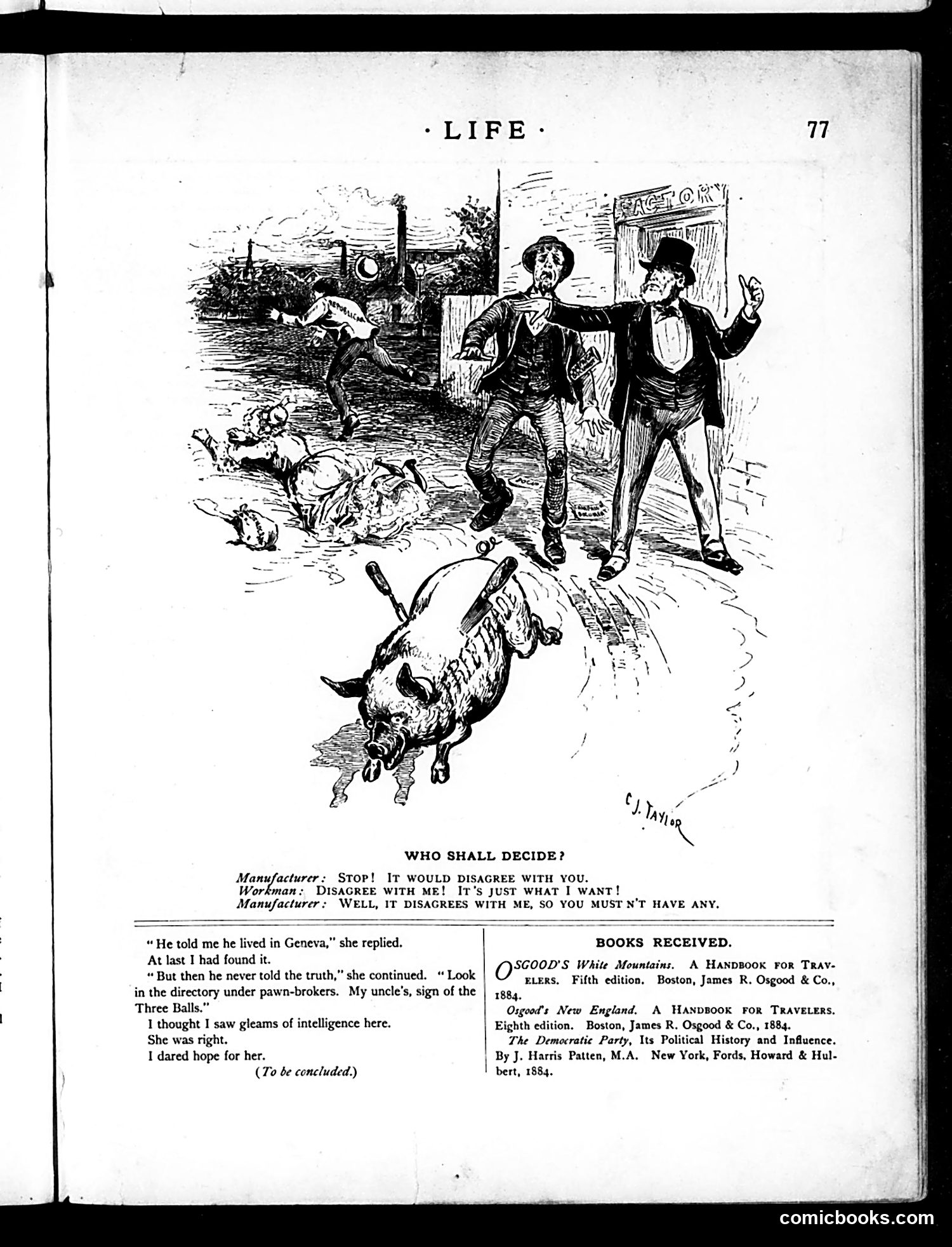 Life — August 7, 1884 — page 7: Life, 1884-08-07
