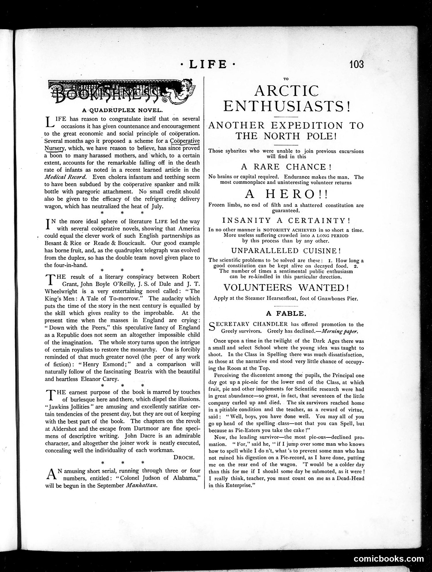 Life — August 21, 1884 — page 5: Life, 1884-08-21