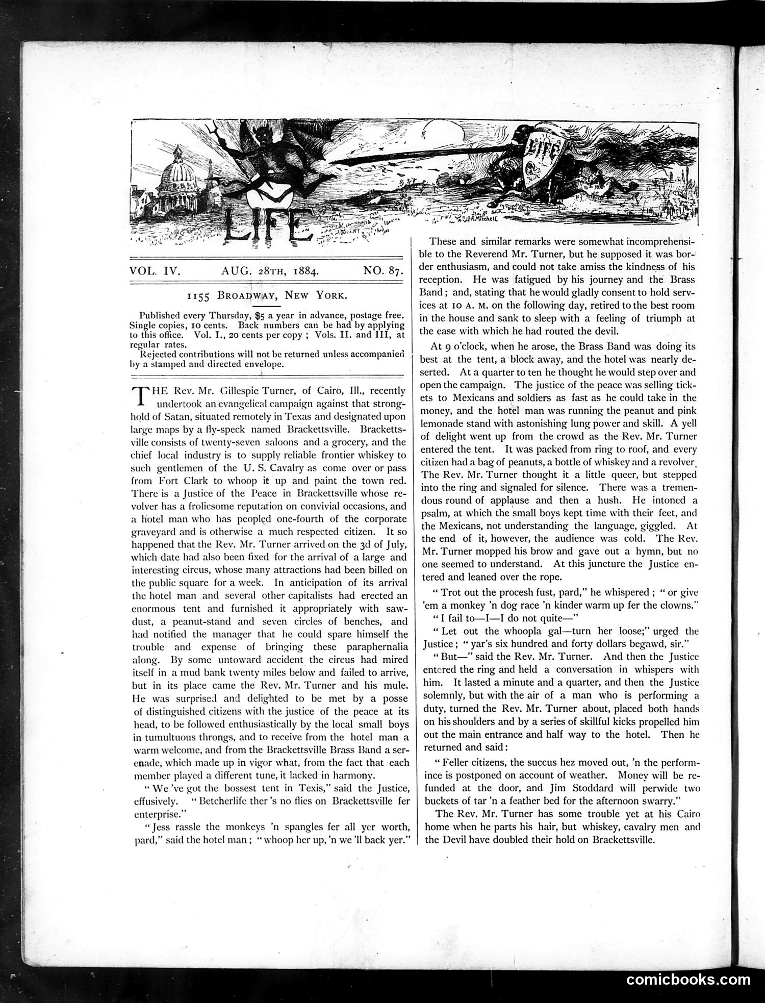 Life — August 28, 1884 — page 2: Life, 1884-08-28