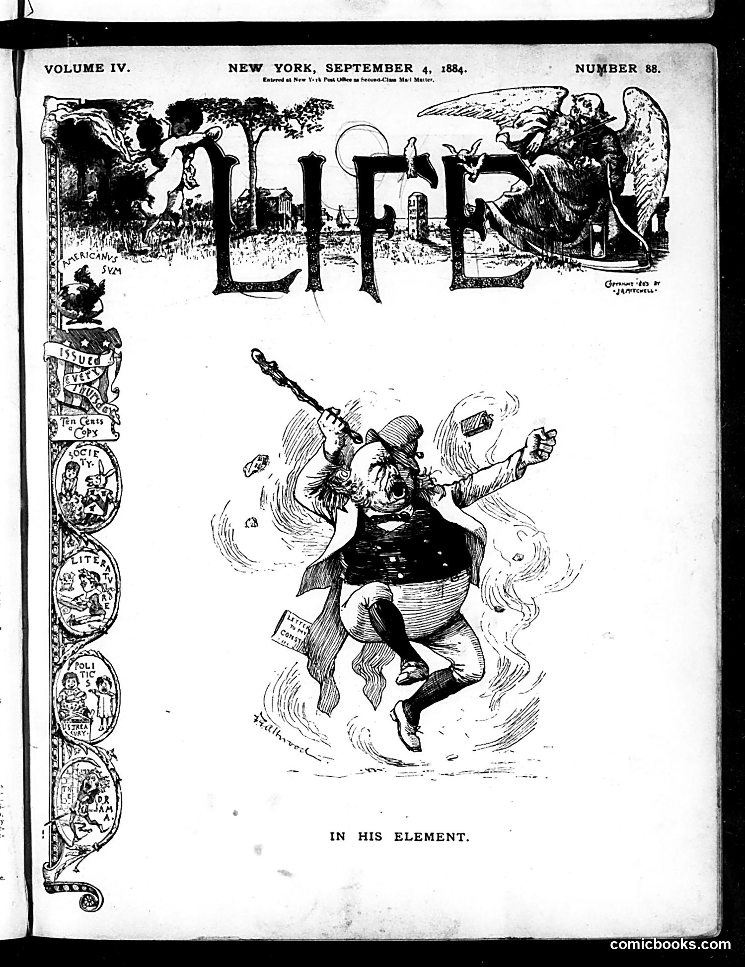 Life — September 4, 1884 — page 1: Life, 1884-09-04