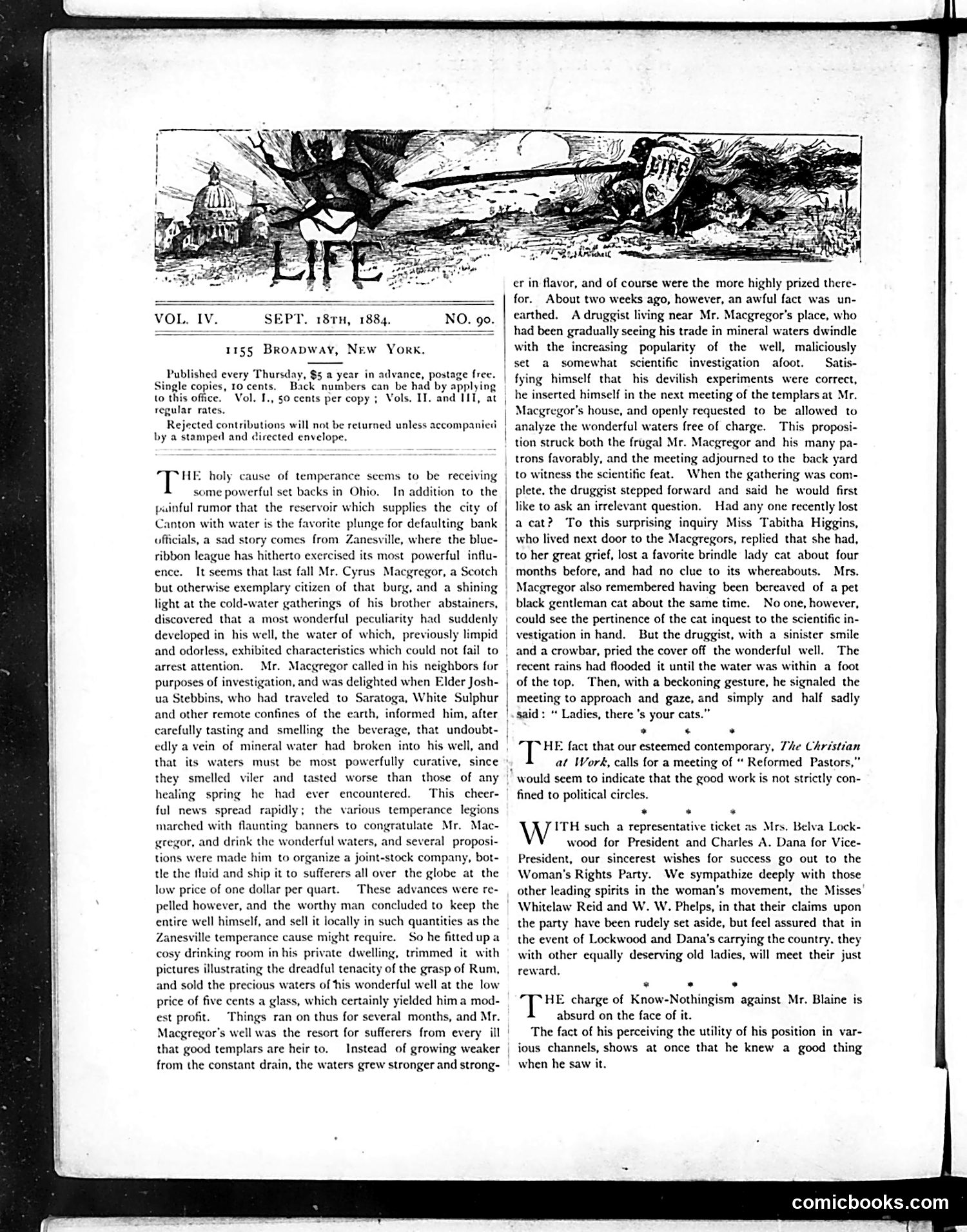 Life — September 18, 1884 — page 2: Life, 1884-09-18