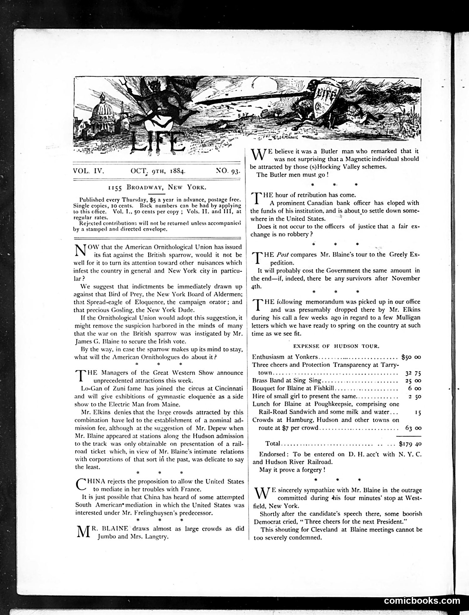 Life — October 9, 1884 — page 2: Life, 1884-10-09