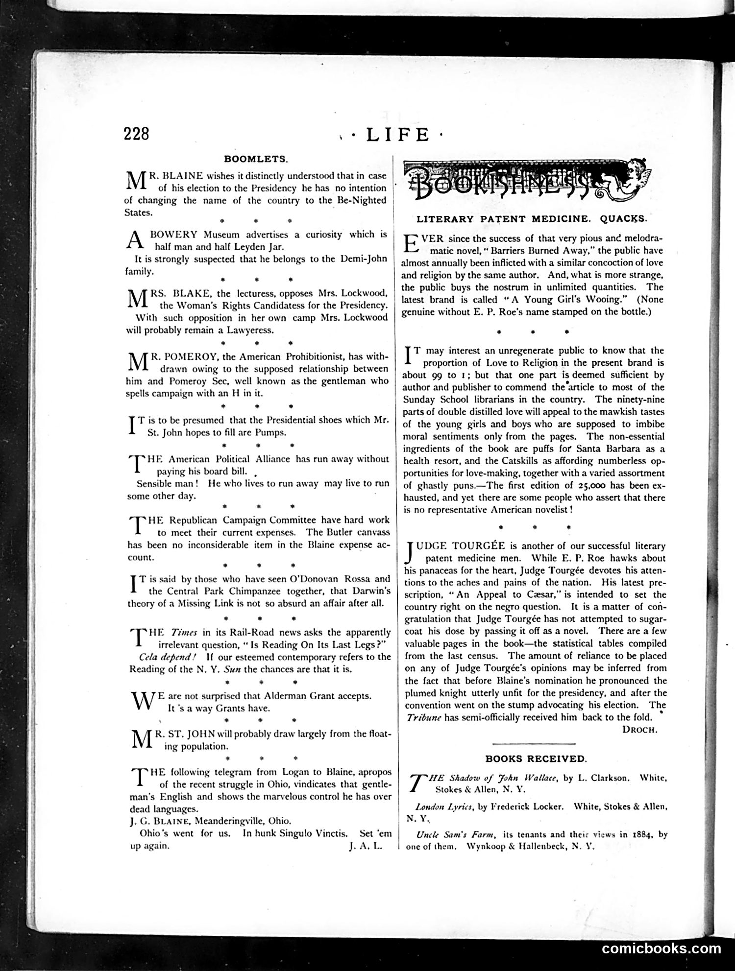 Life — October 23, 1884 — page 4: Life, 1884-10-23