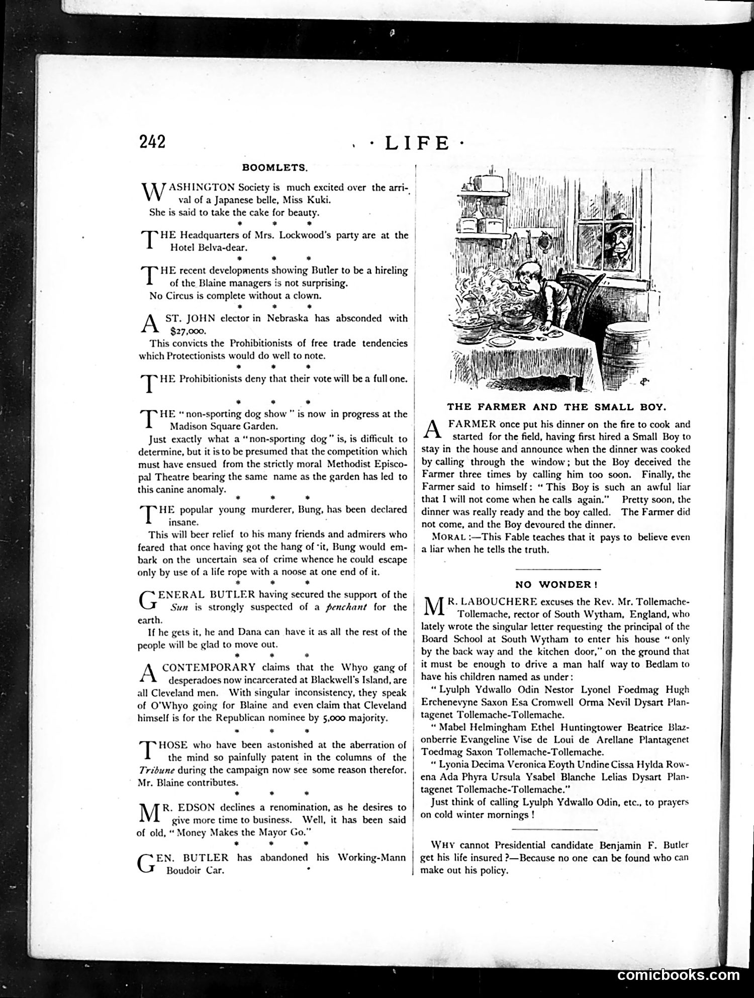 Life — October 30, 1884 — page 4: Life, 1884-10-30