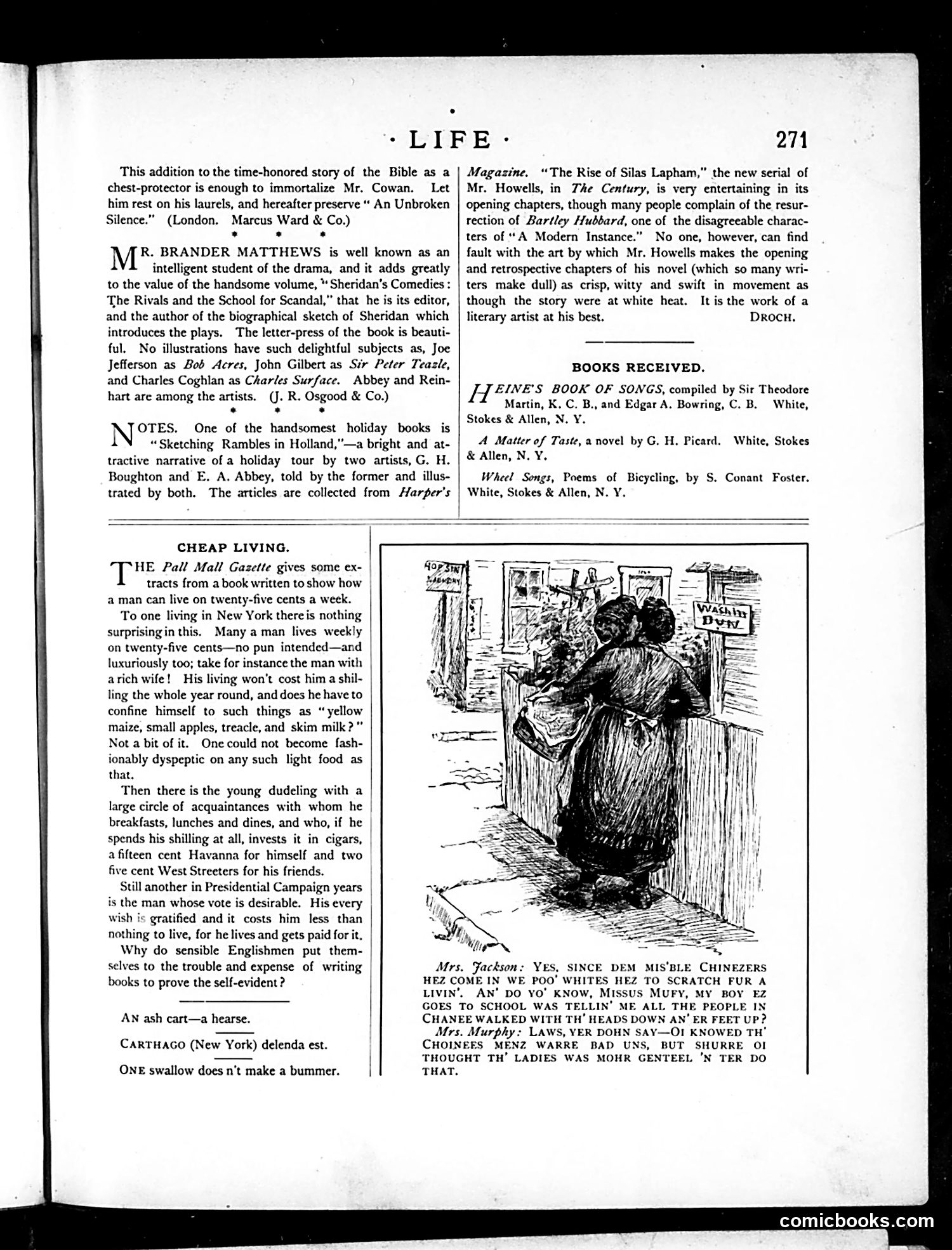 Life — November 13, 1884 — page 5: Life, 1884-11-13