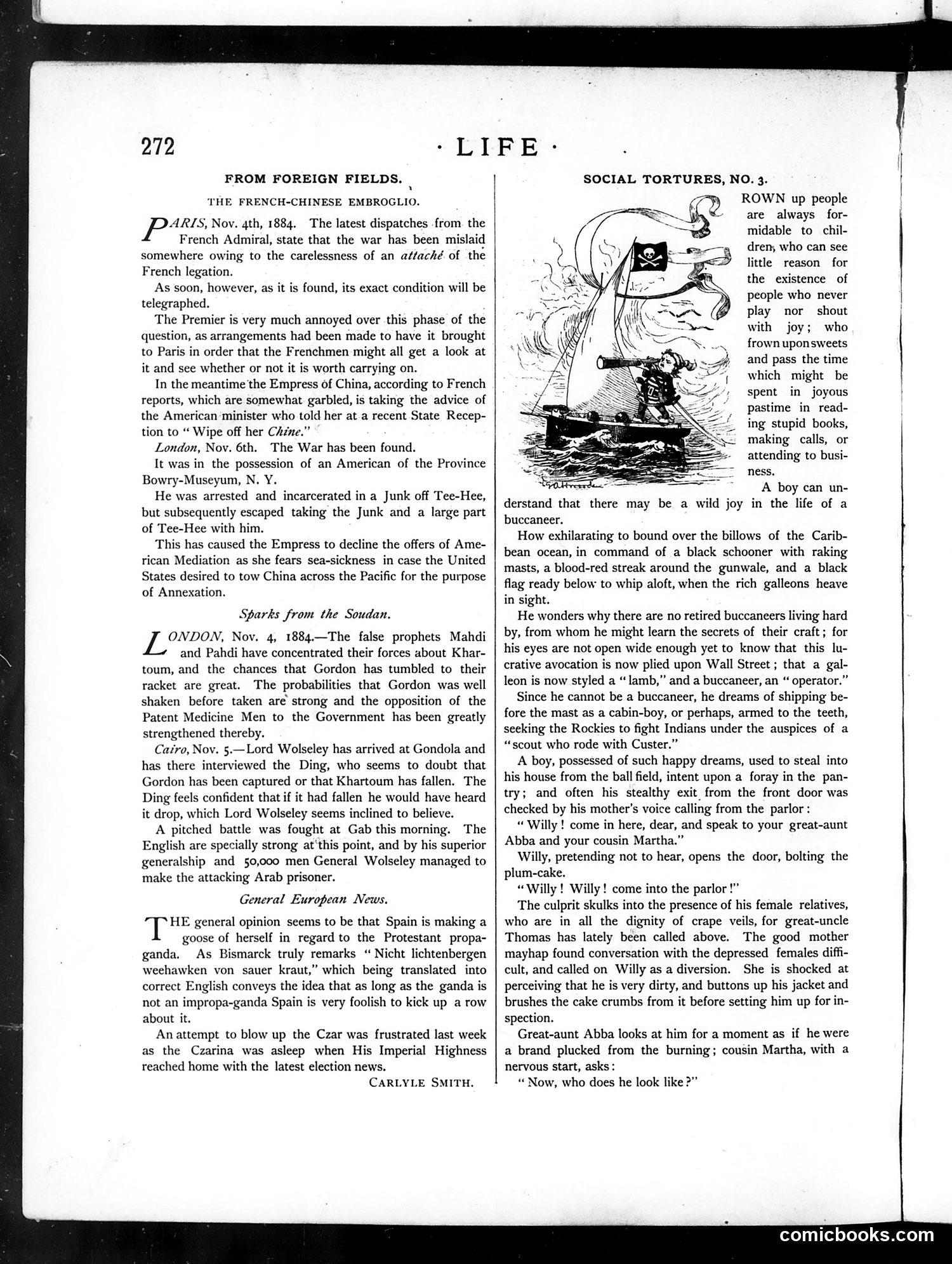 Life — November 13, 1884 — page 6: Life, 1884-11-13