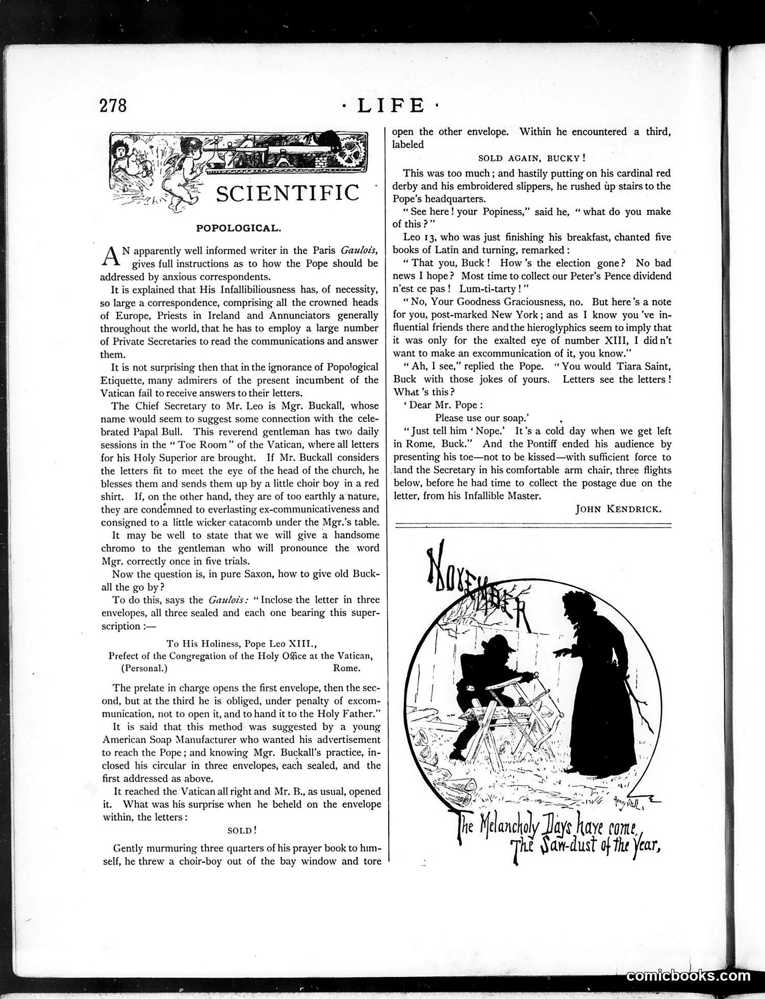 Life — November 13, 1884 — page 12: Life, 1884-11-13