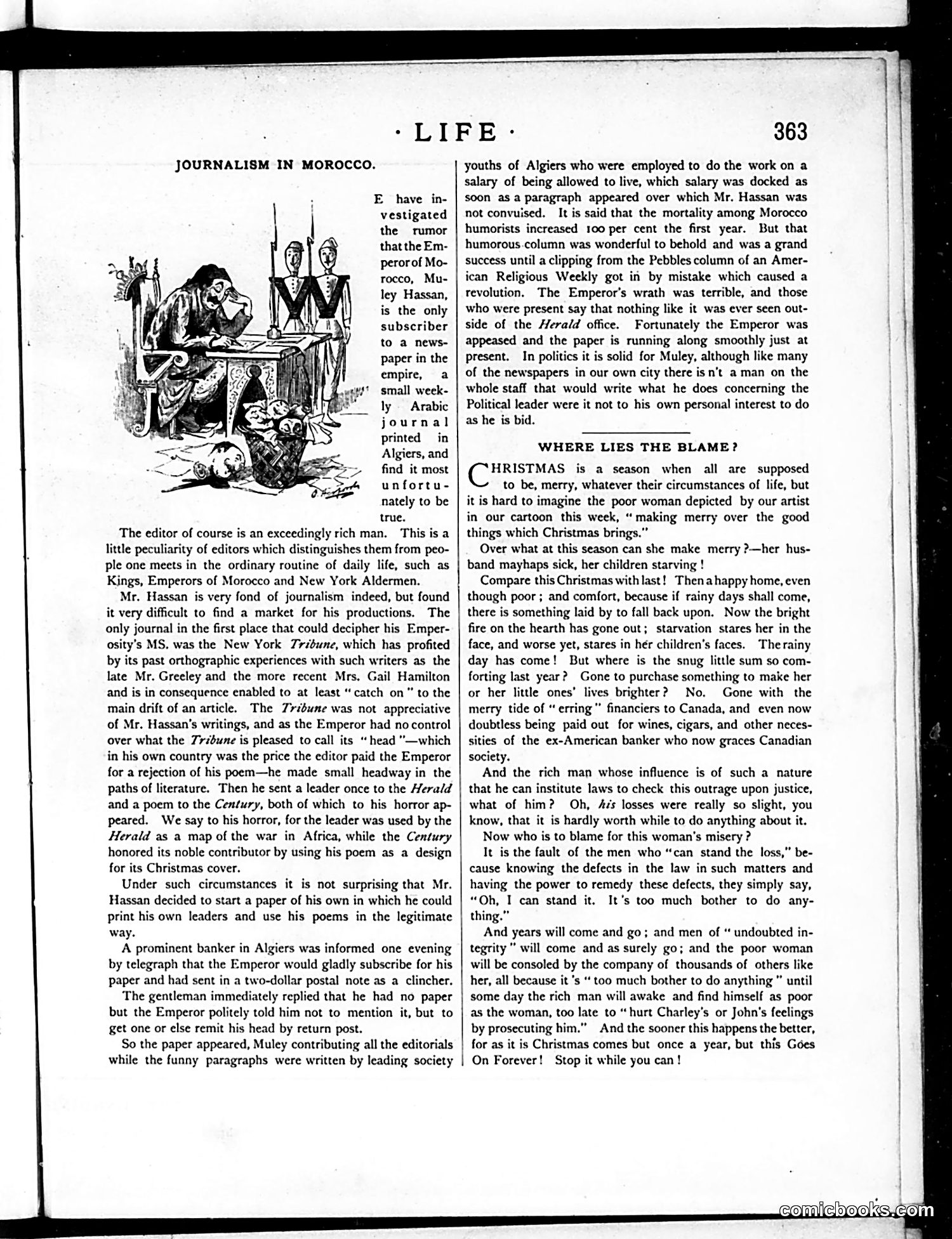Life — December 25, 1884 — page 7: Life, 1884-12-25