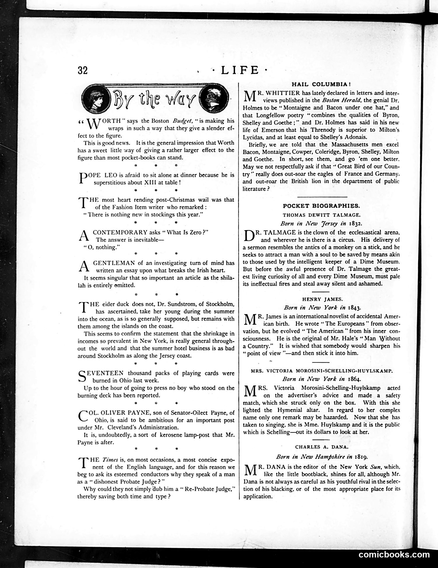 Life — January 15, 1885 — page 4: Life, 1885-01-15