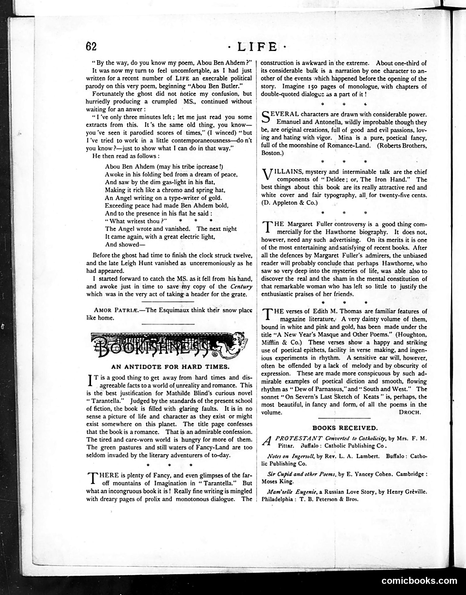 Life — January 29, 1885 — page 6: Life, 1885-01-29