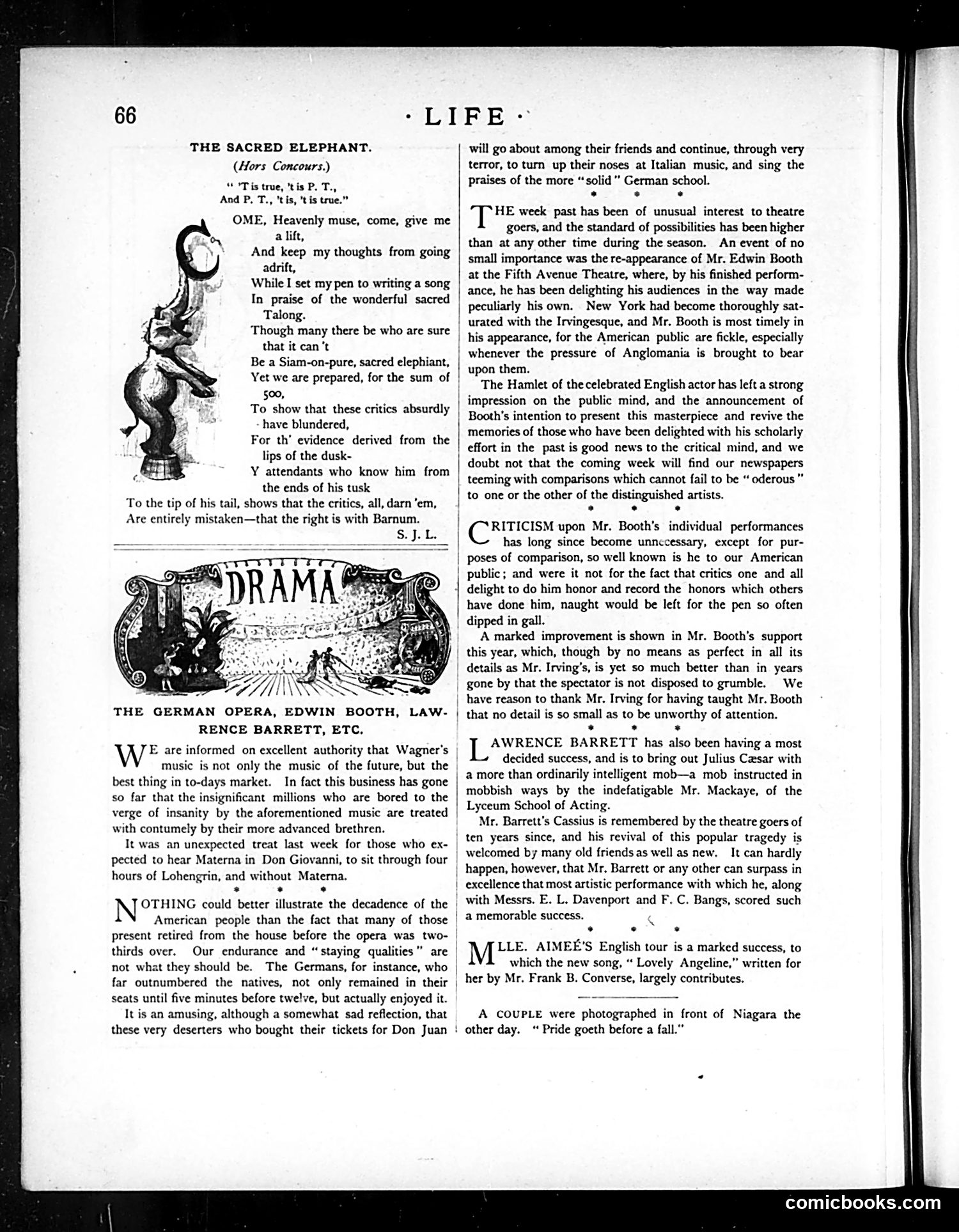 Life — January 29, 1885 — page 10: Life, 1885-01-29