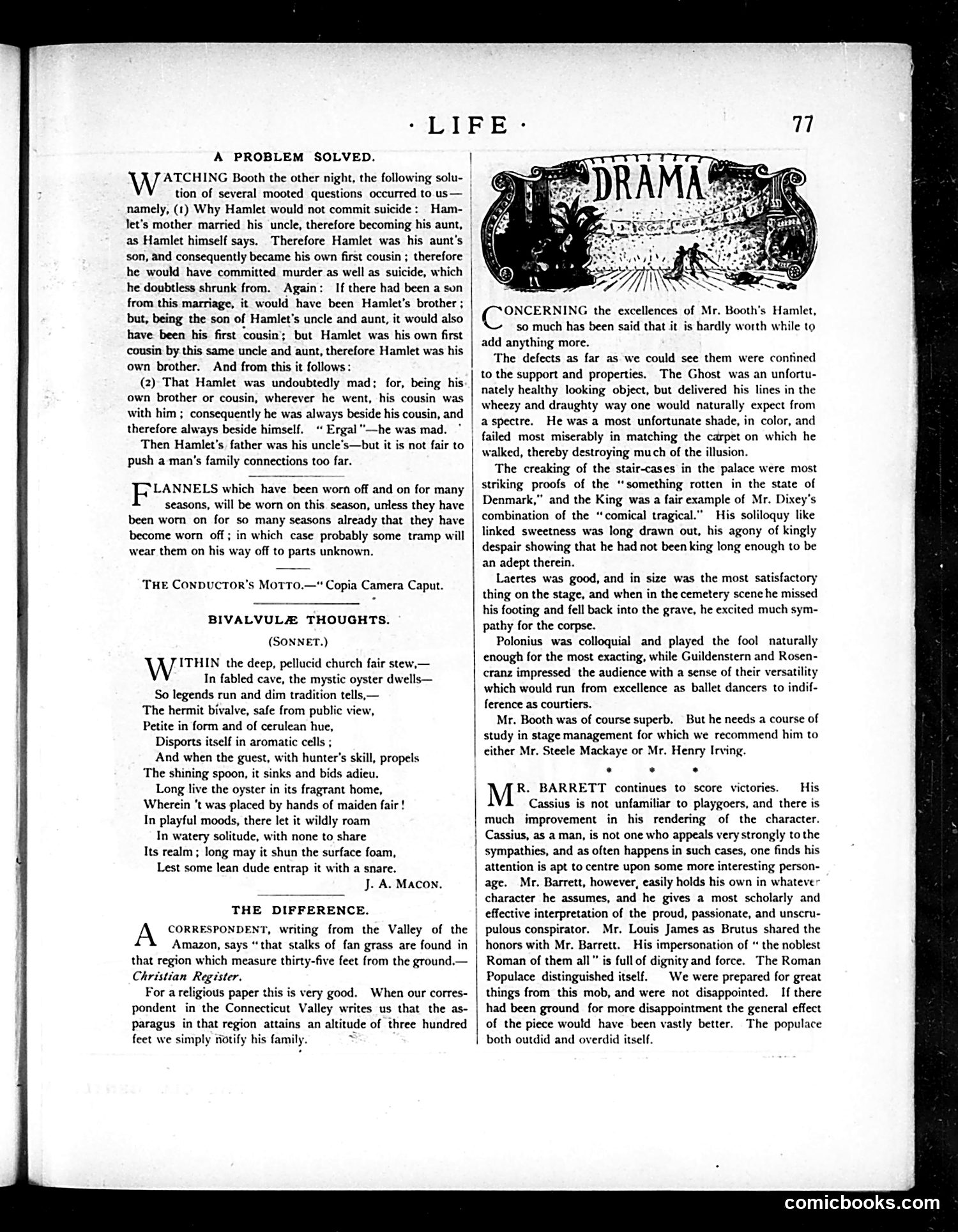 Life — February 5, 1885 — page 7: Life, 1885-02-05