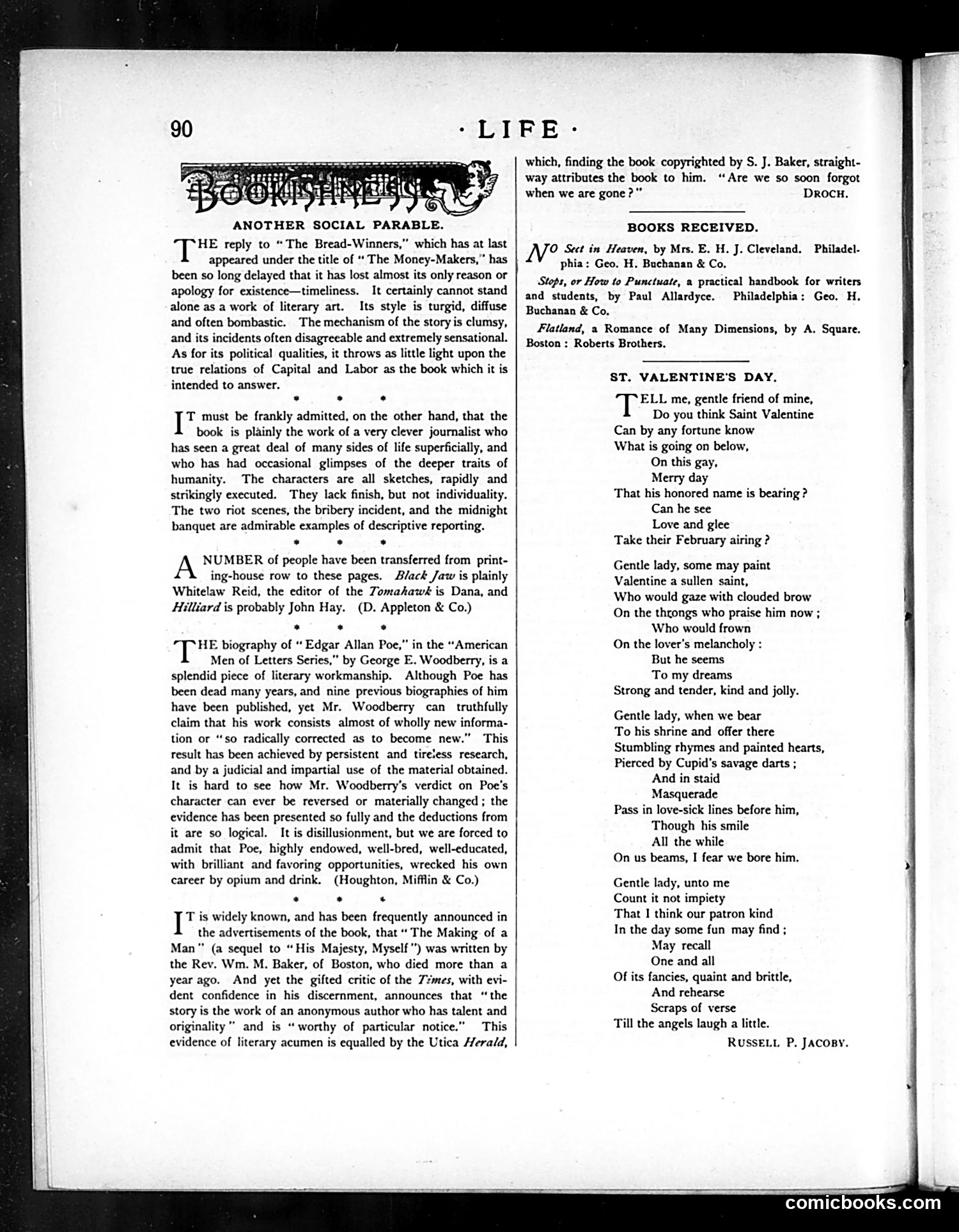 Life — February 12, 1885 — page 6: Life, 1885-02-12