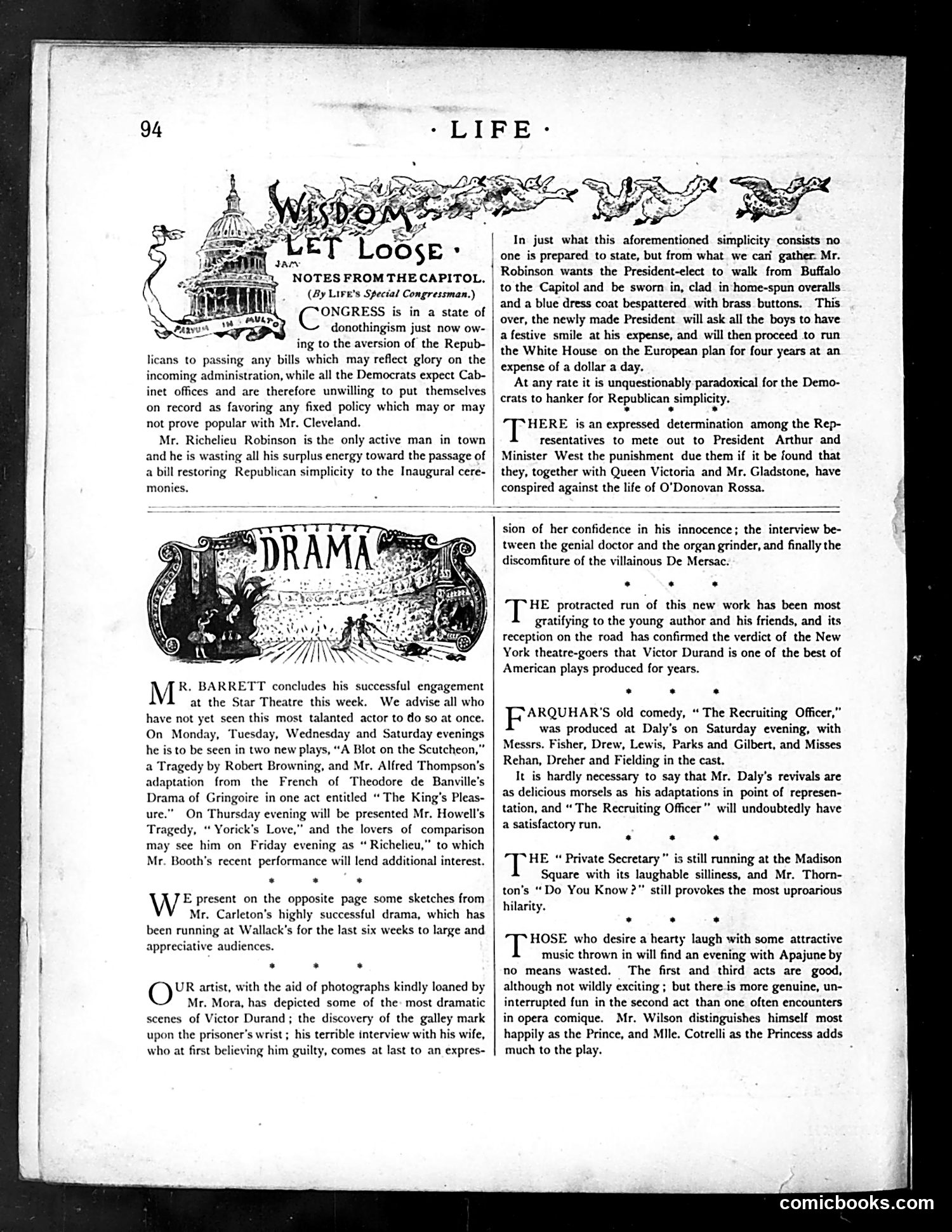 Life — February 12, 1885 — page 10: Life, 1885-02-12