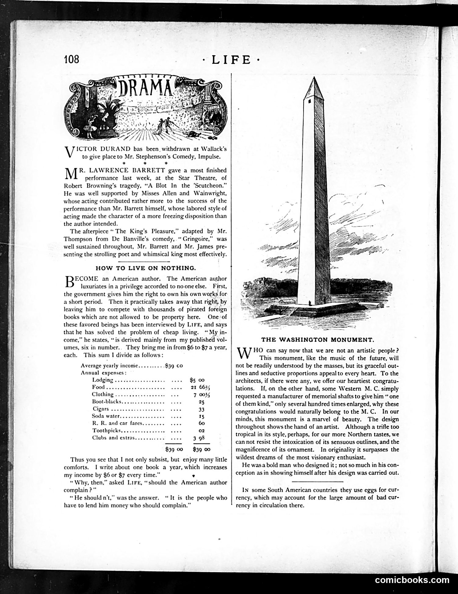 Life — February 19, 1885 — page 10: Life, 1885-02-19