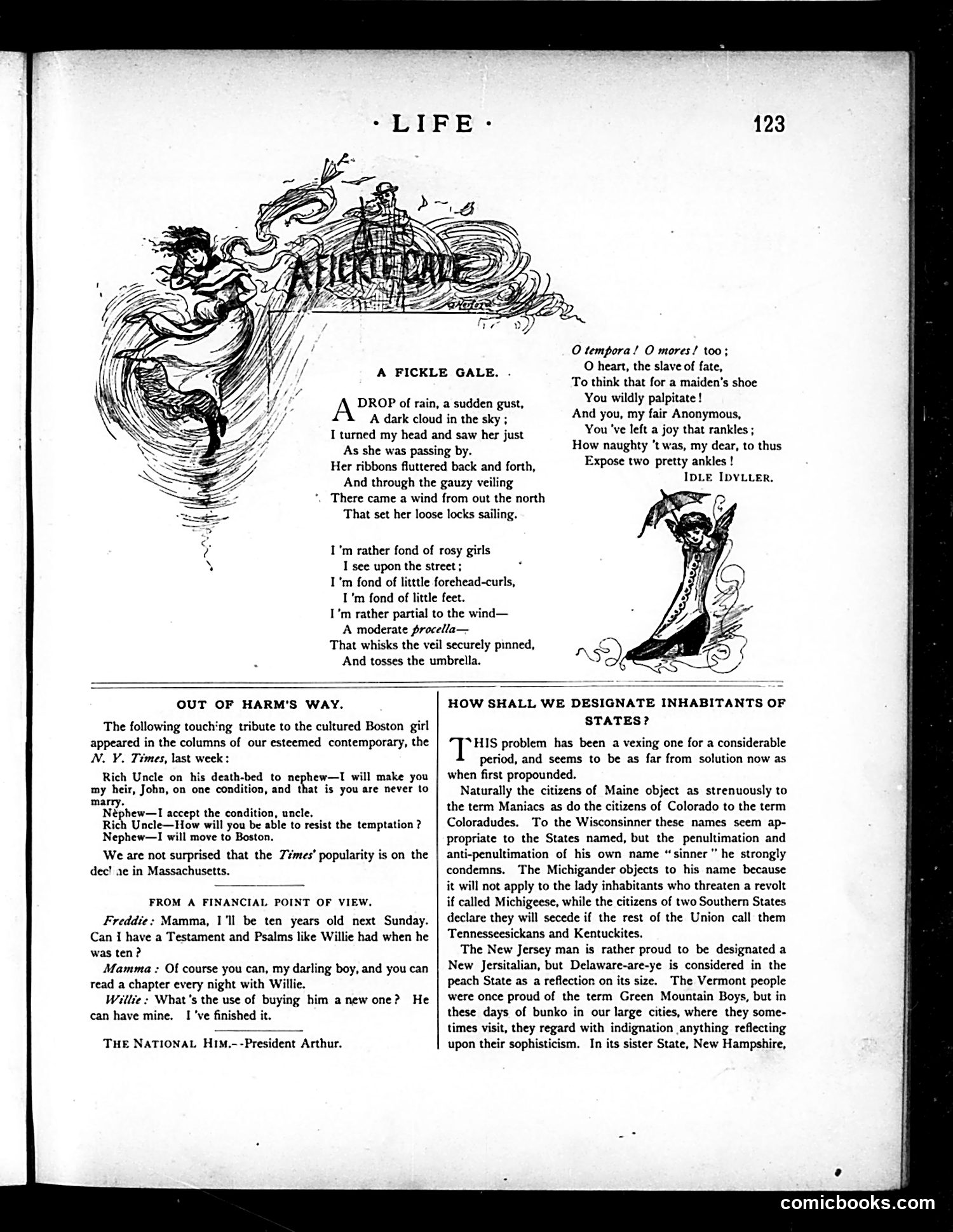 Life — February 26, 1885 — page 11: Life, 1885-02-26