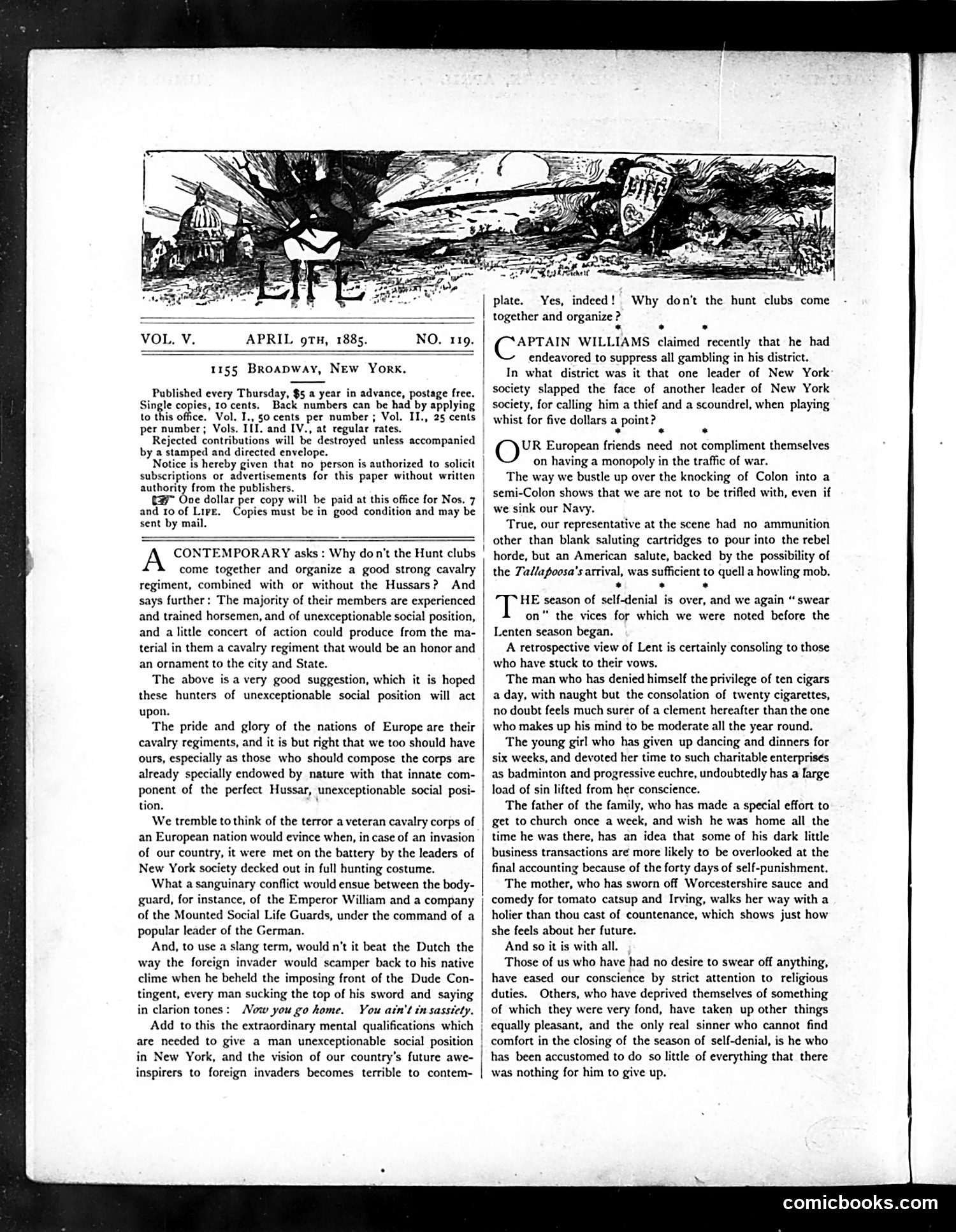 Life — April 9, 1885 — page 2: Life, 1885-04-09