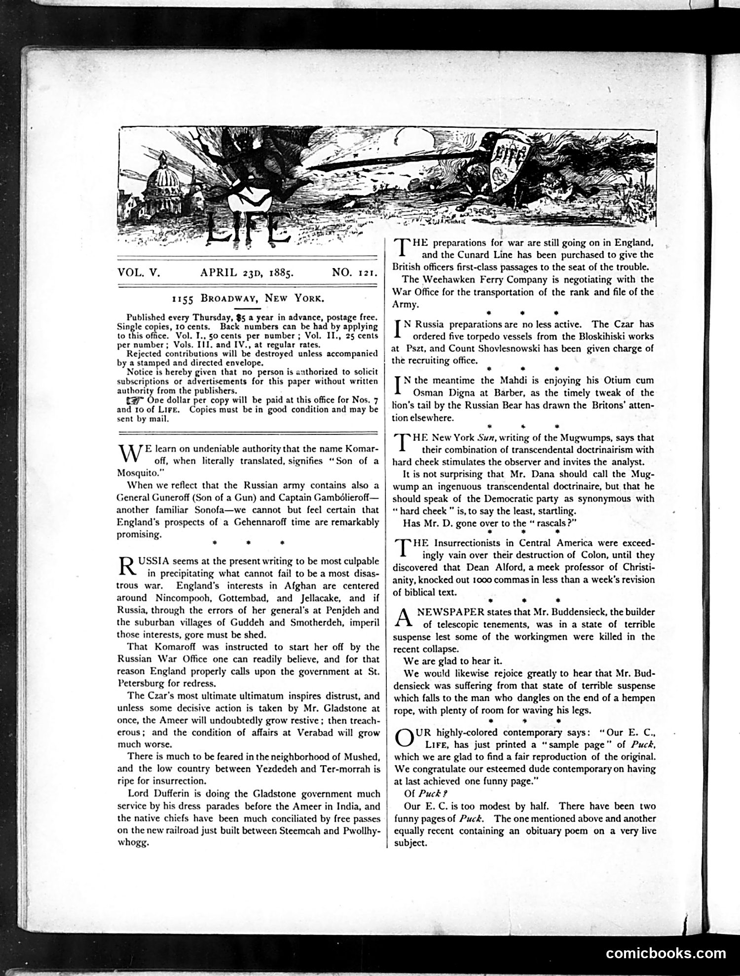 Life — April 23, 1885 — page 2: Life, 1885-04-23