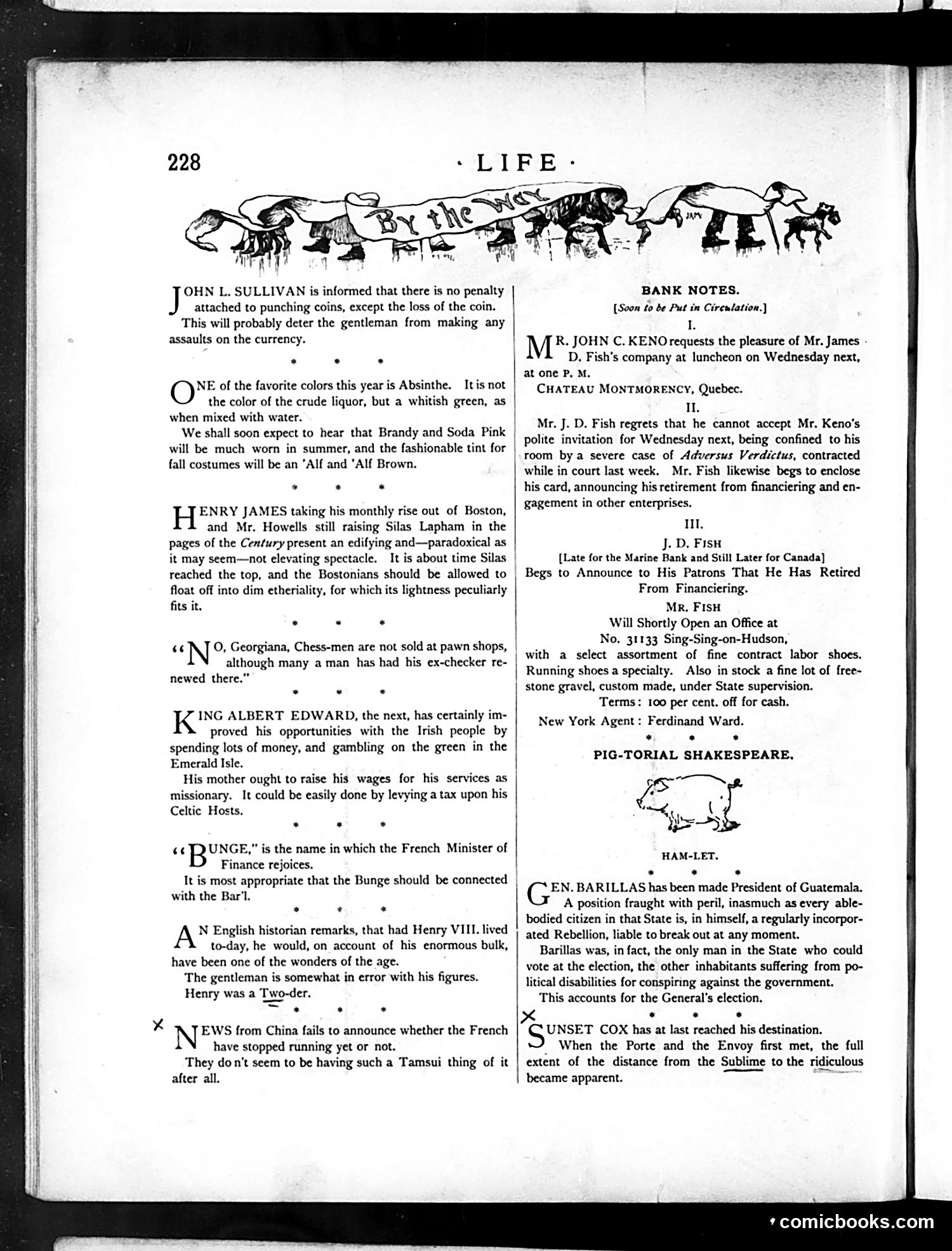 Life — April 23, 1885 — page 4: Life, 1885-04-23