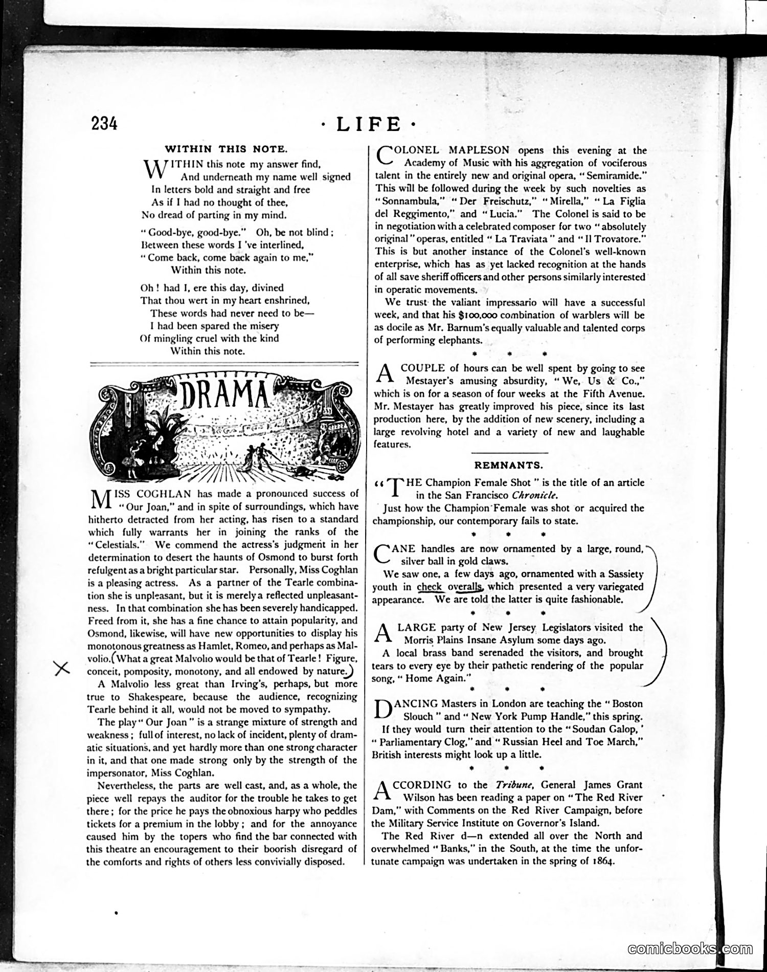 Life — April 23, 1885 — page 10: Life, 1885-04-23