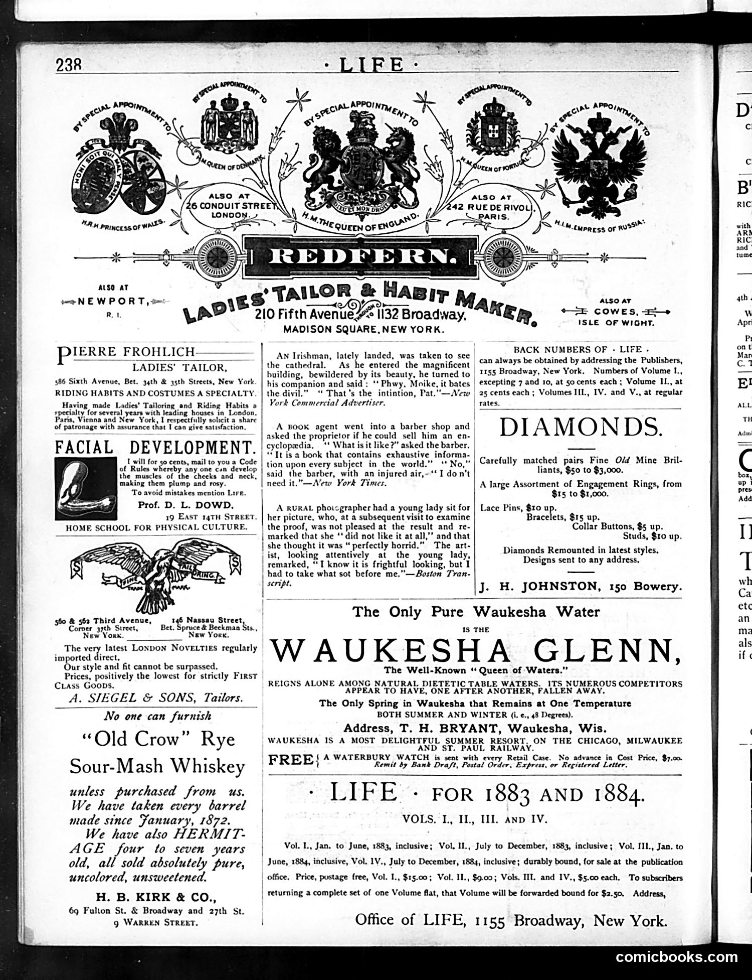 Life — April 23, 1885 — page 14: Life, 1885-04-23