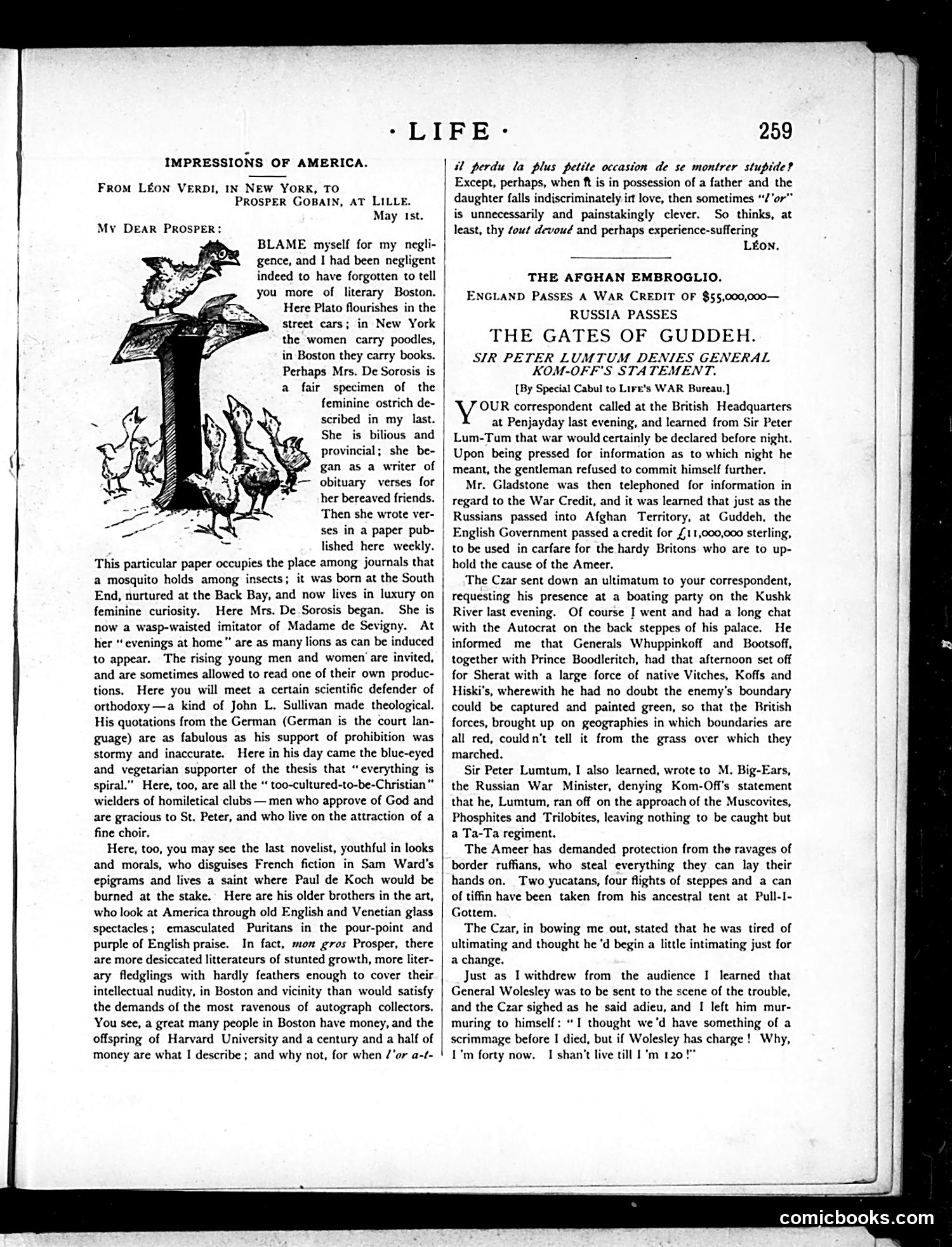 Life — May 7, 1885 — page 7: Life, 1885-05-07
