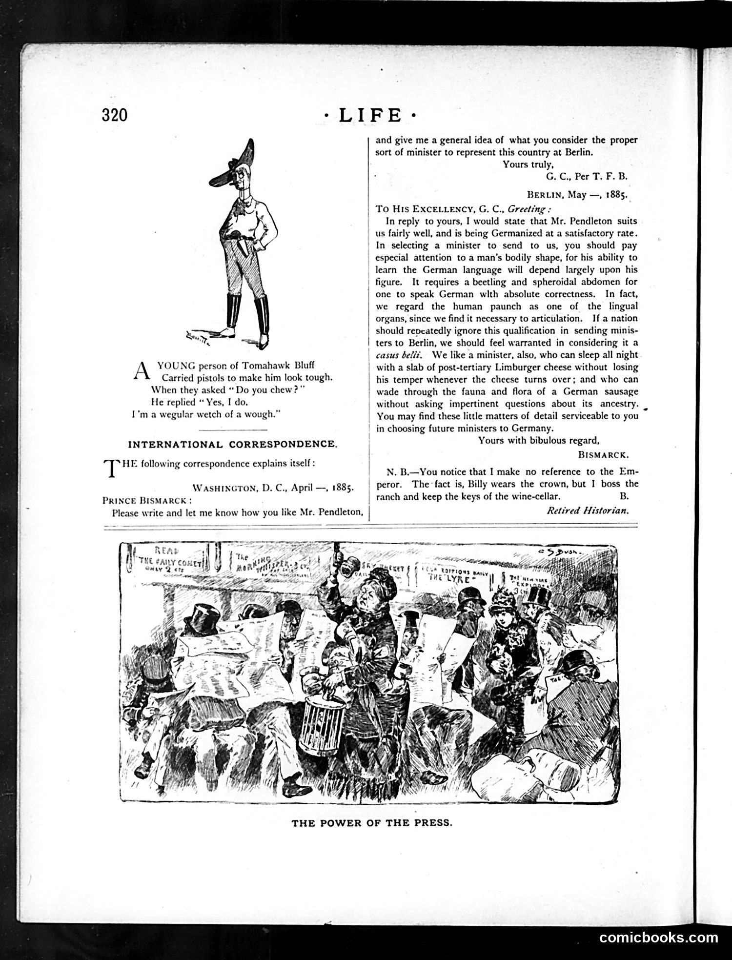 Life — June 4, 1885 — page 12: Life, 1885-06-04