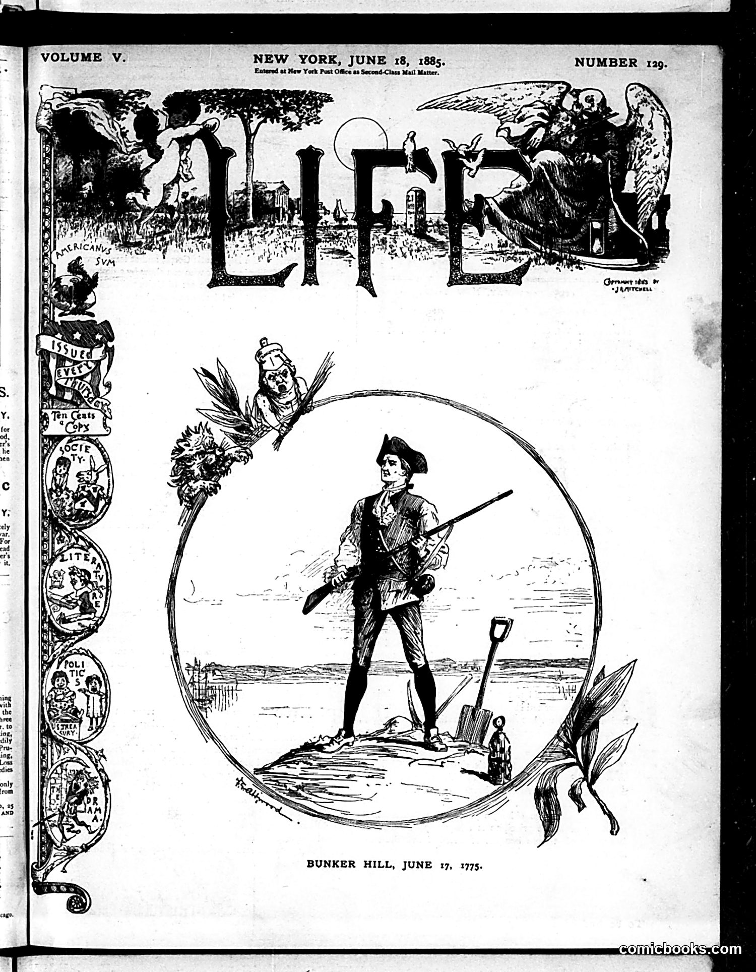 Life — June 18, 1885 — page 1: Life, 1885-06-18