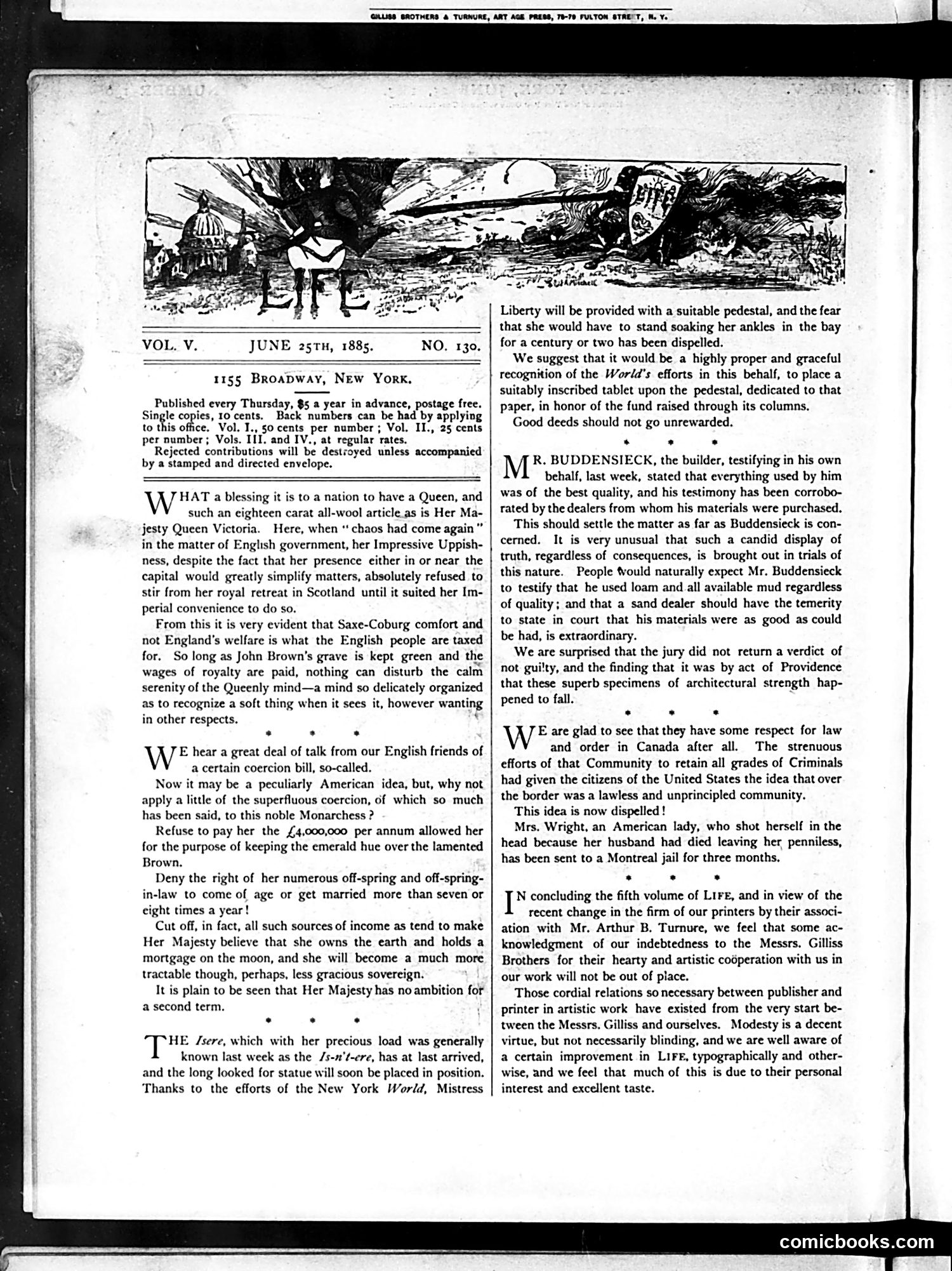 Life — June 25, 1885 — page 2: Life, 1885-06-25