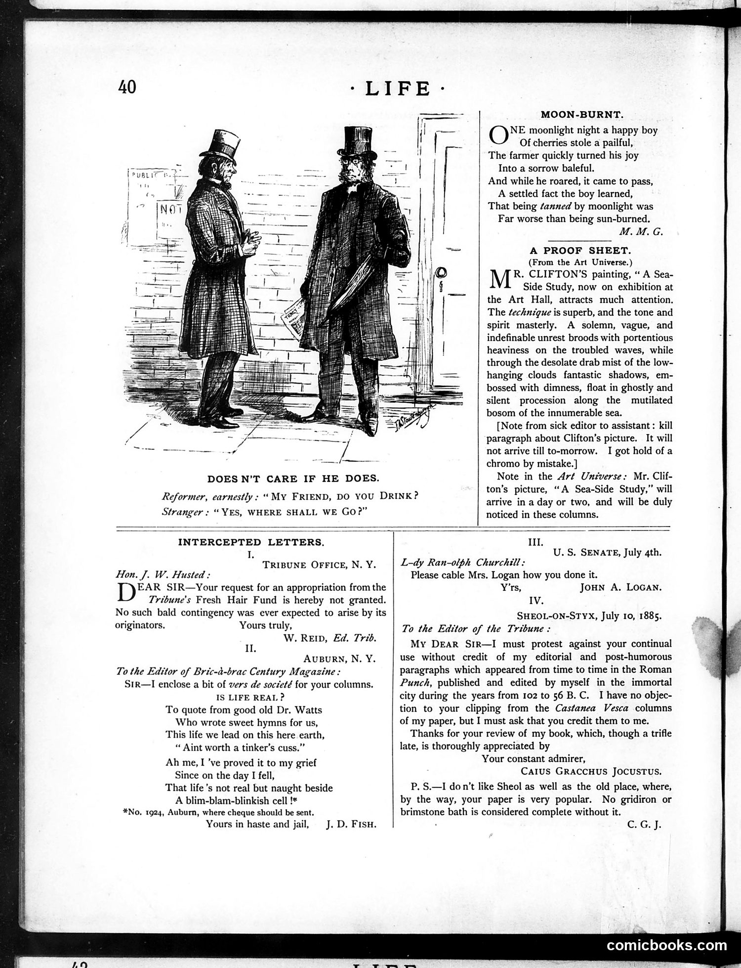 Life — July 16, 1885 — page 12: Life, 1885-07-16