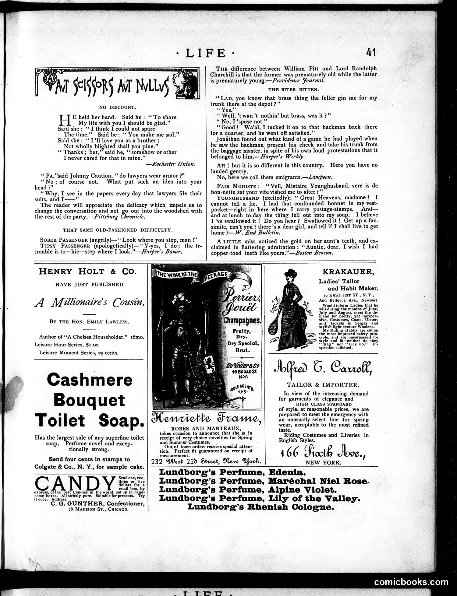 Life — July 16, 1885 — page 13: Life, 1885-07-16