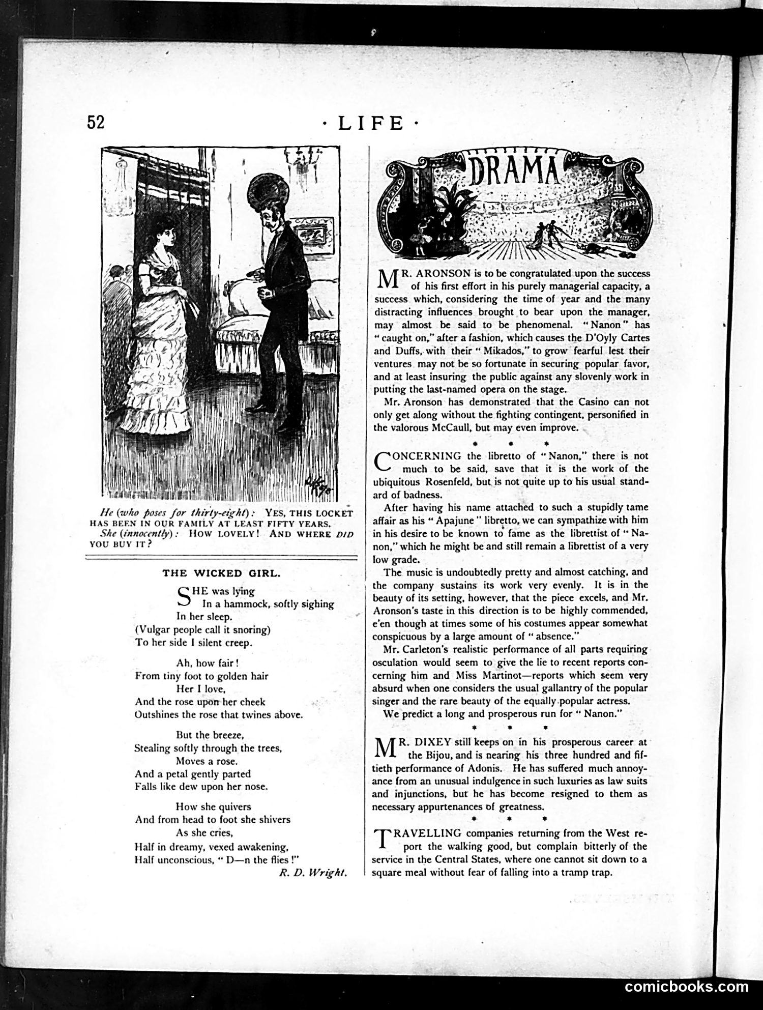 Life — July 23, 1885 — page 10: Life, 1885-07-23