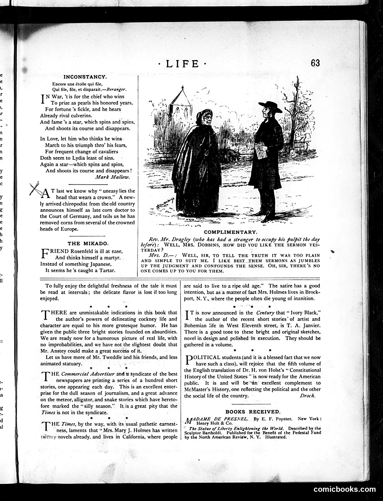 Life — July 30, 1885 — page 7: Life, 1885-07-30