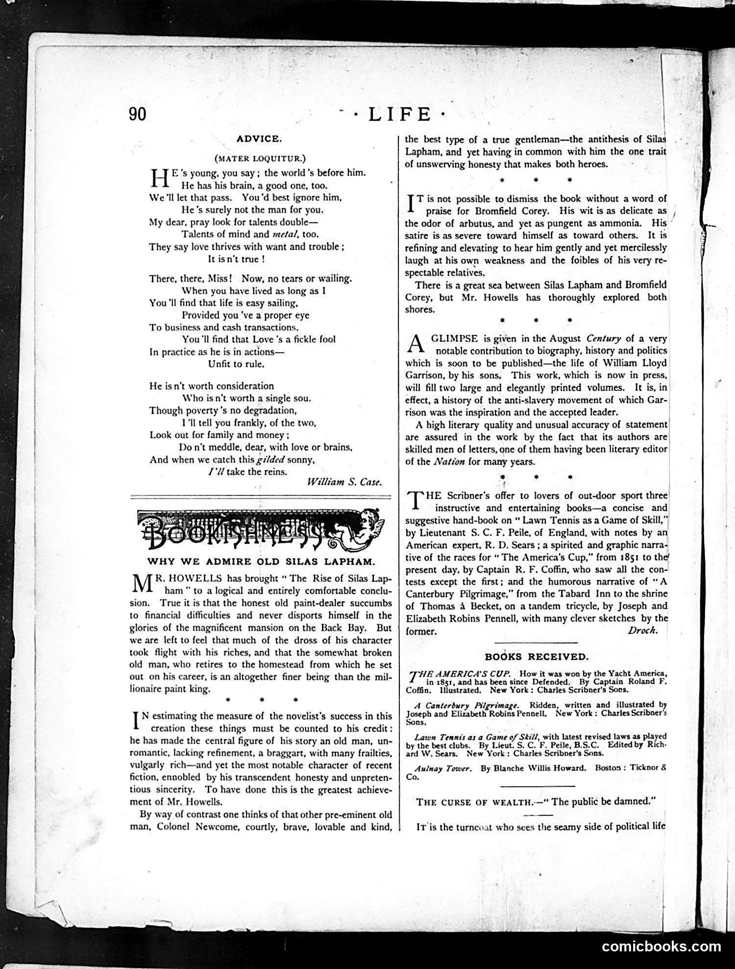Life — August 13, 1885 — page 6: Life, 1885-08-13