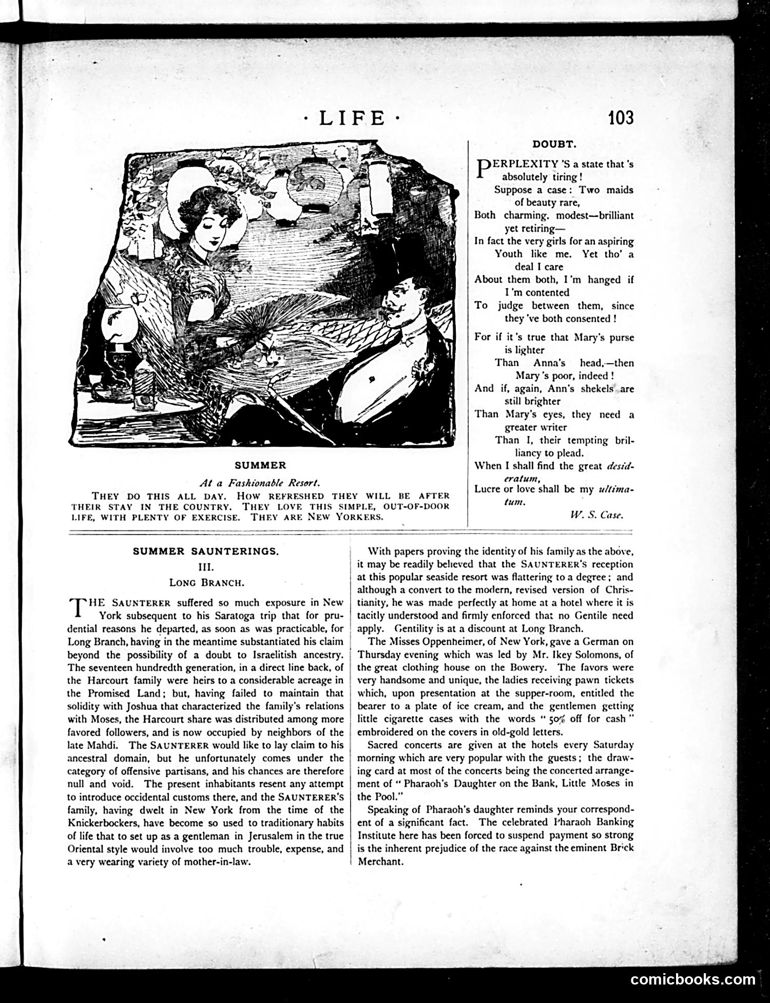 Life — August 20, 1885 — page 5: Life, 1885-08-20