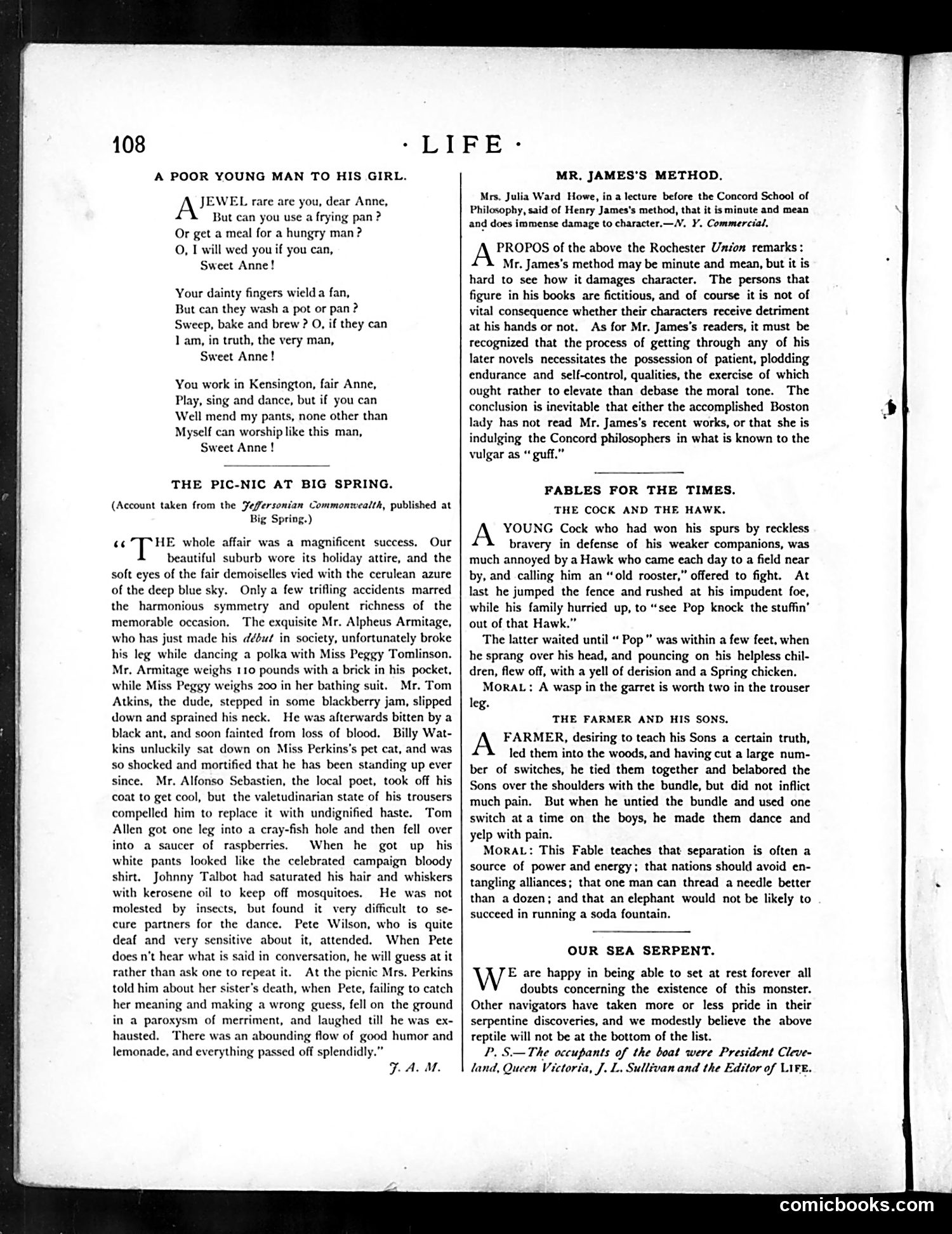Life — August 20, 1885 — page 10: Life, 1885-08-20