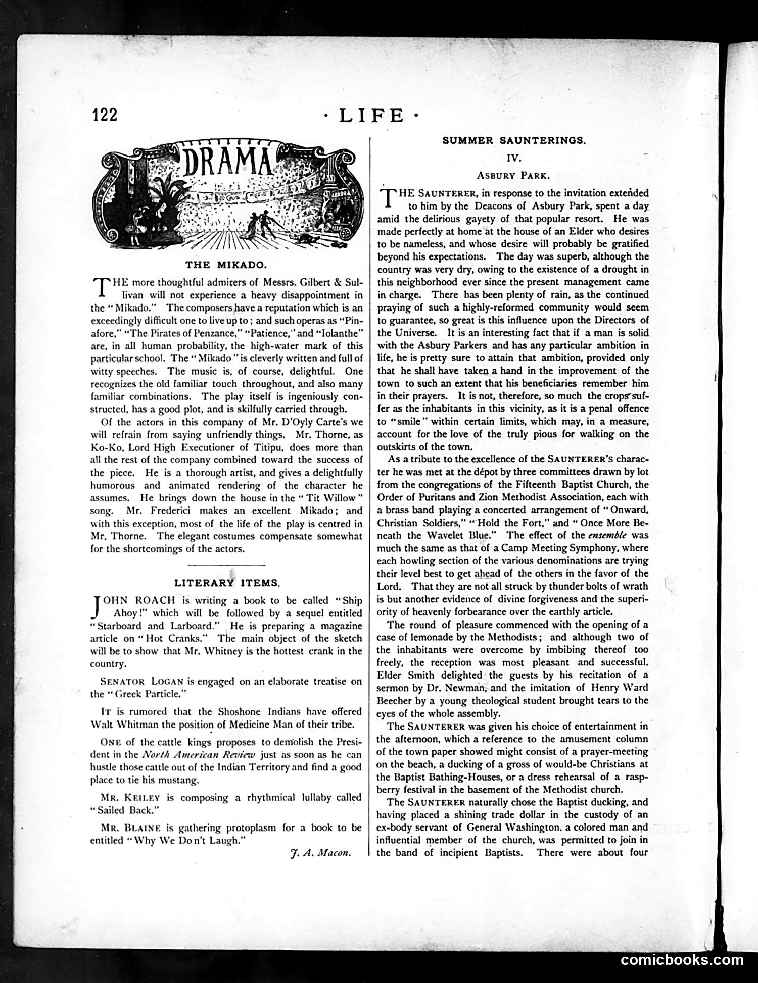 Life — August 27, 1885 — page 10: Life, 1885-08-27