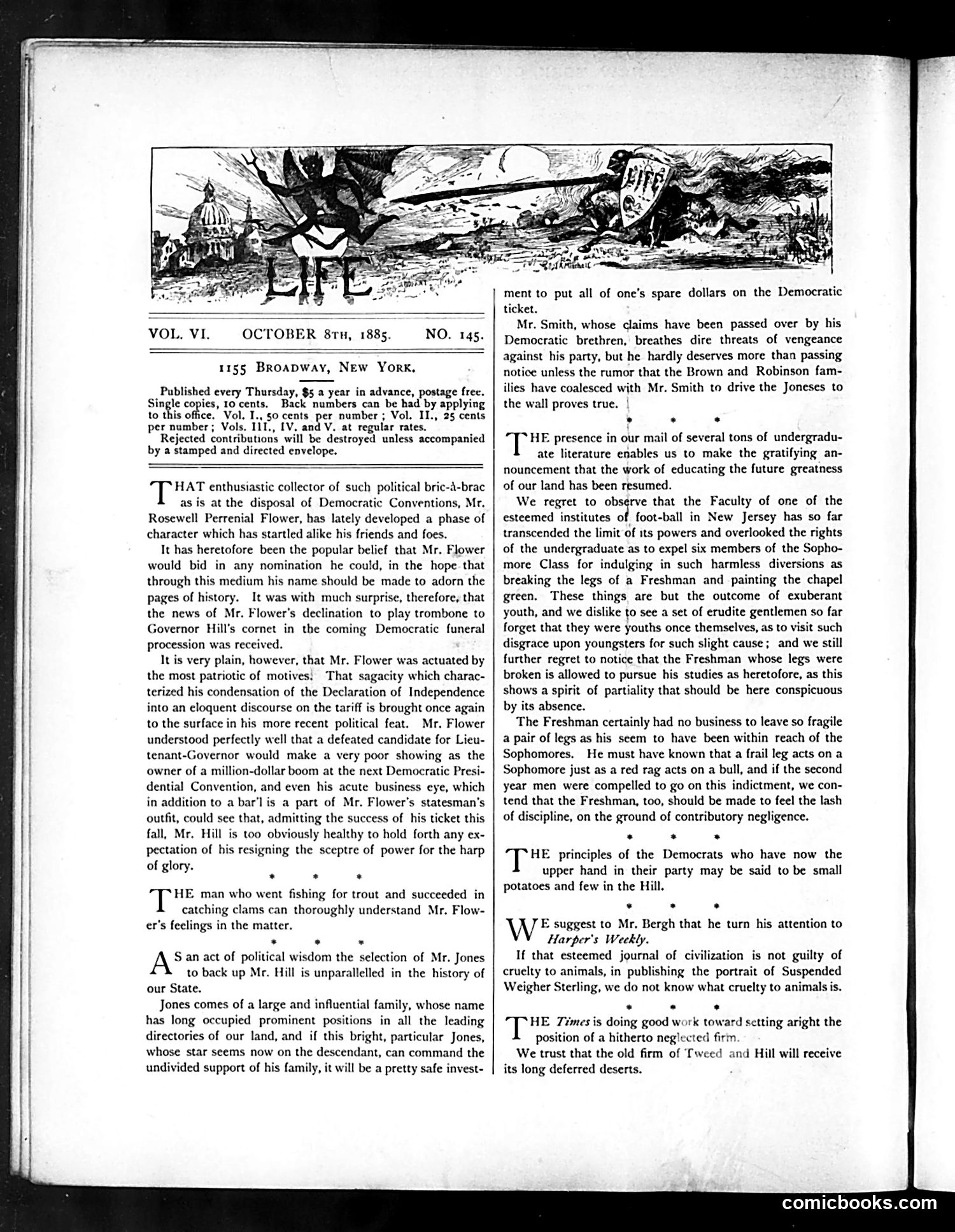 Life — October 8, 1885 — page 2: Life, 1885-10-08