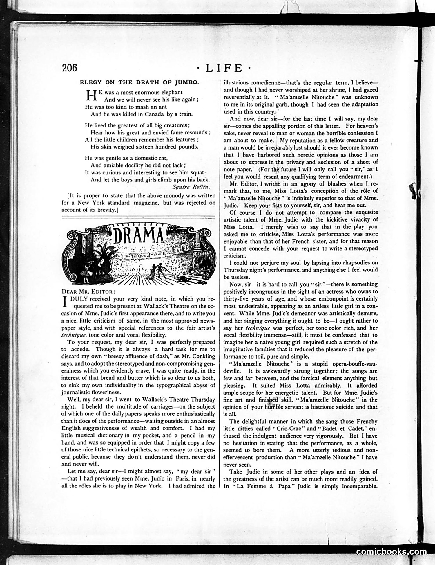 Life — October 8, 1885 — page 10: Life, 1885-10-08